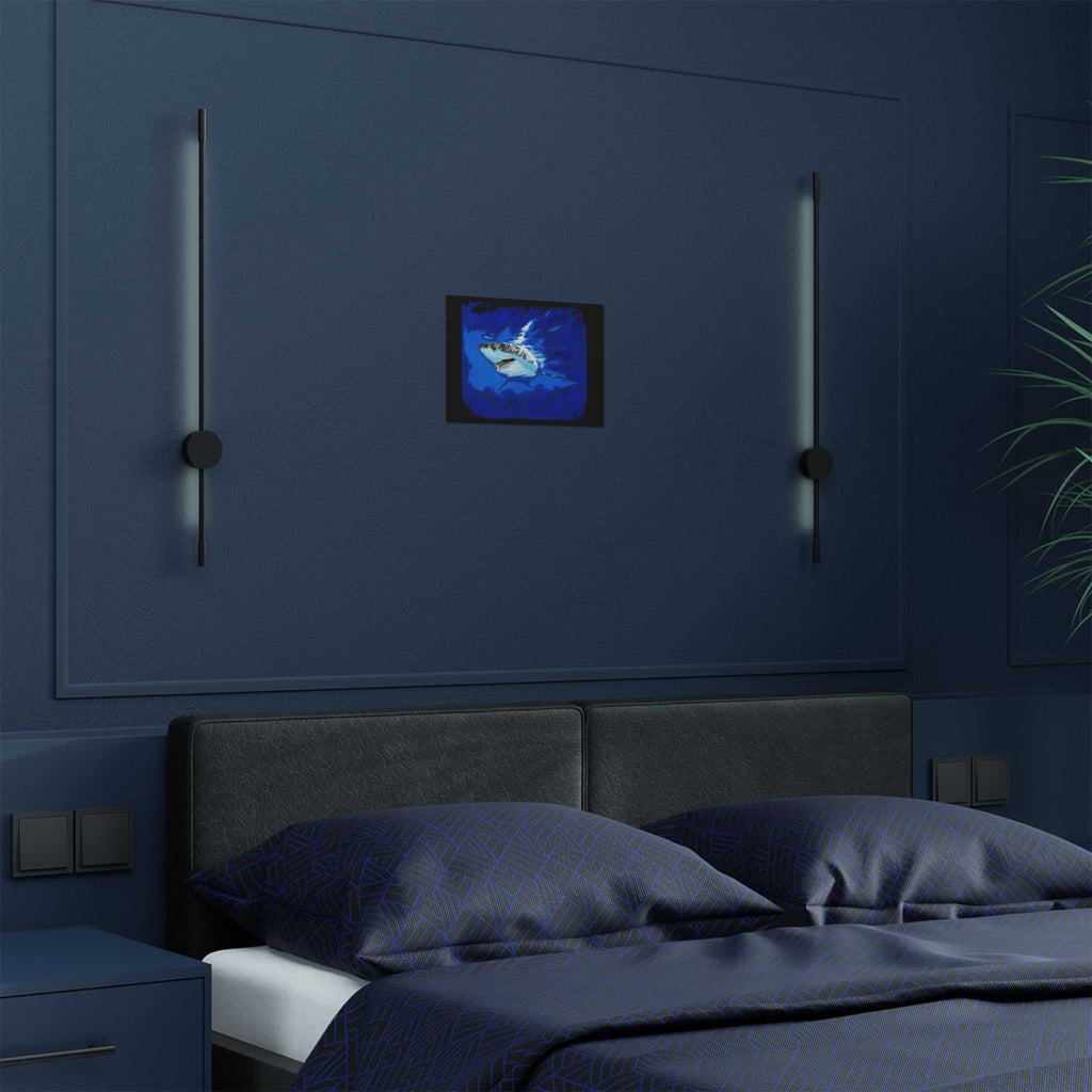 Great White Shark Satin Poster (300gsm) - Vibrant Wall Art