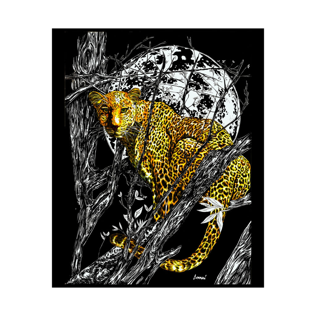 Majestic Leopard Satin Poster - 300gsm Art Print