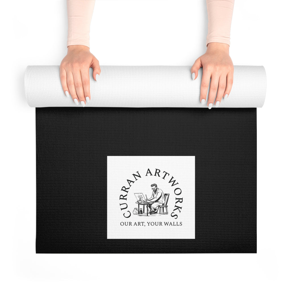 Gorilla Yoga Mat, Gorilla and Child Wall Art,