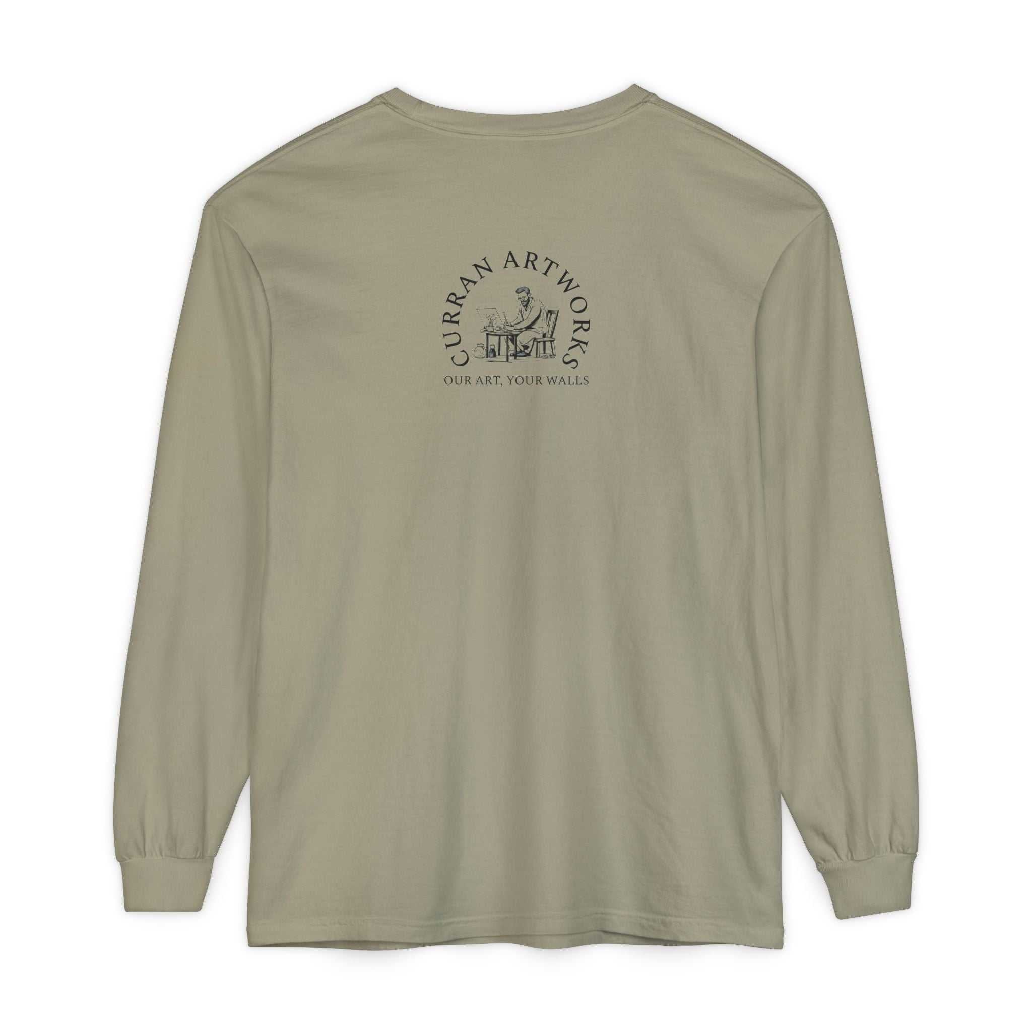 Moonlit Stag Long Sleeve T-Shirt - Unisex Nature Apparel