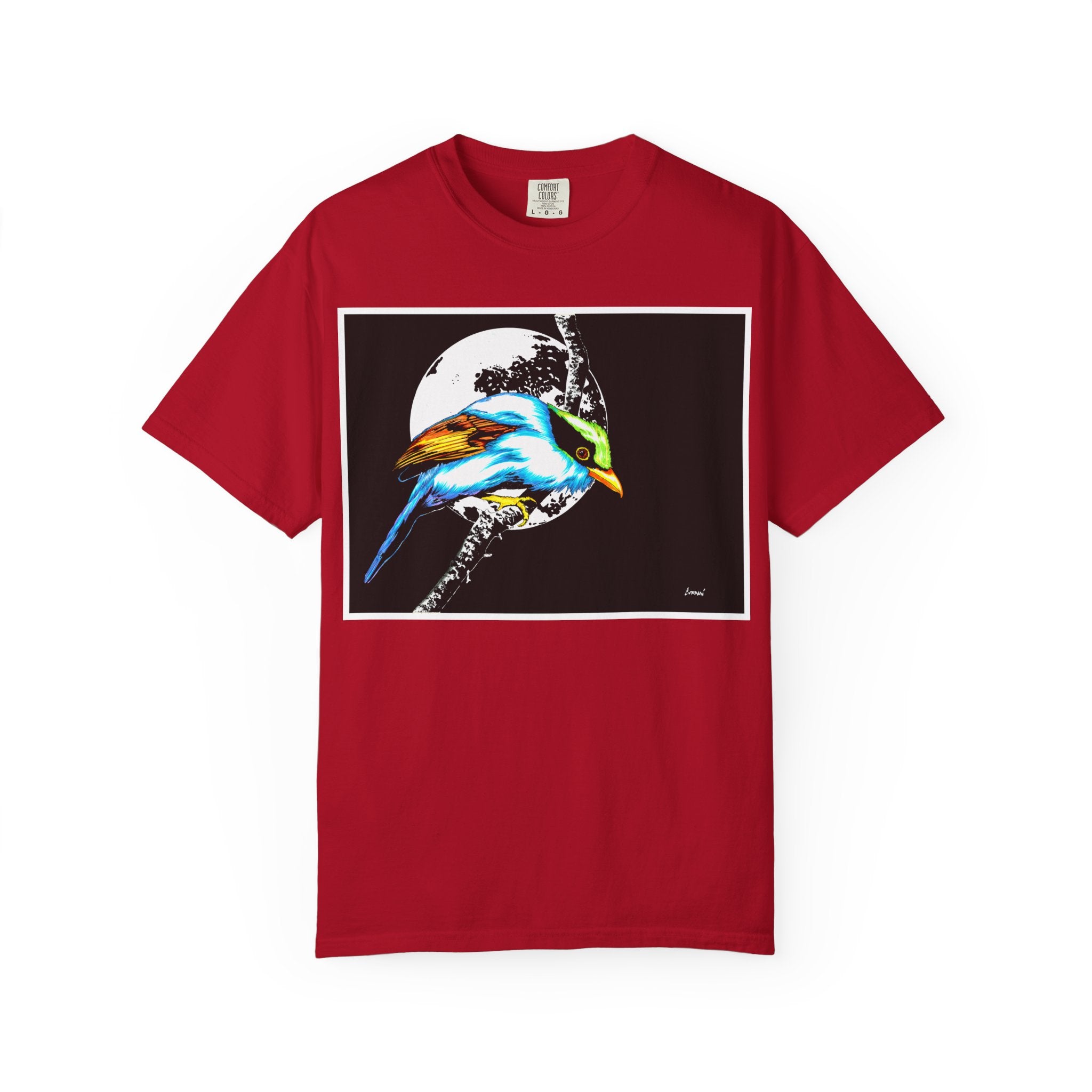 Colorful Bird Graphic Unisex T-Shirt - Nature Lover Apparel