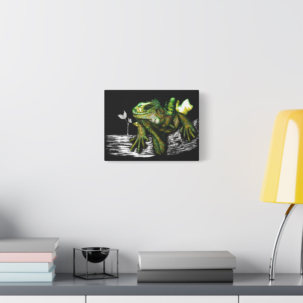 Iguana Print, Hand-Drawn Reptile Art, Lizard Wall Decor