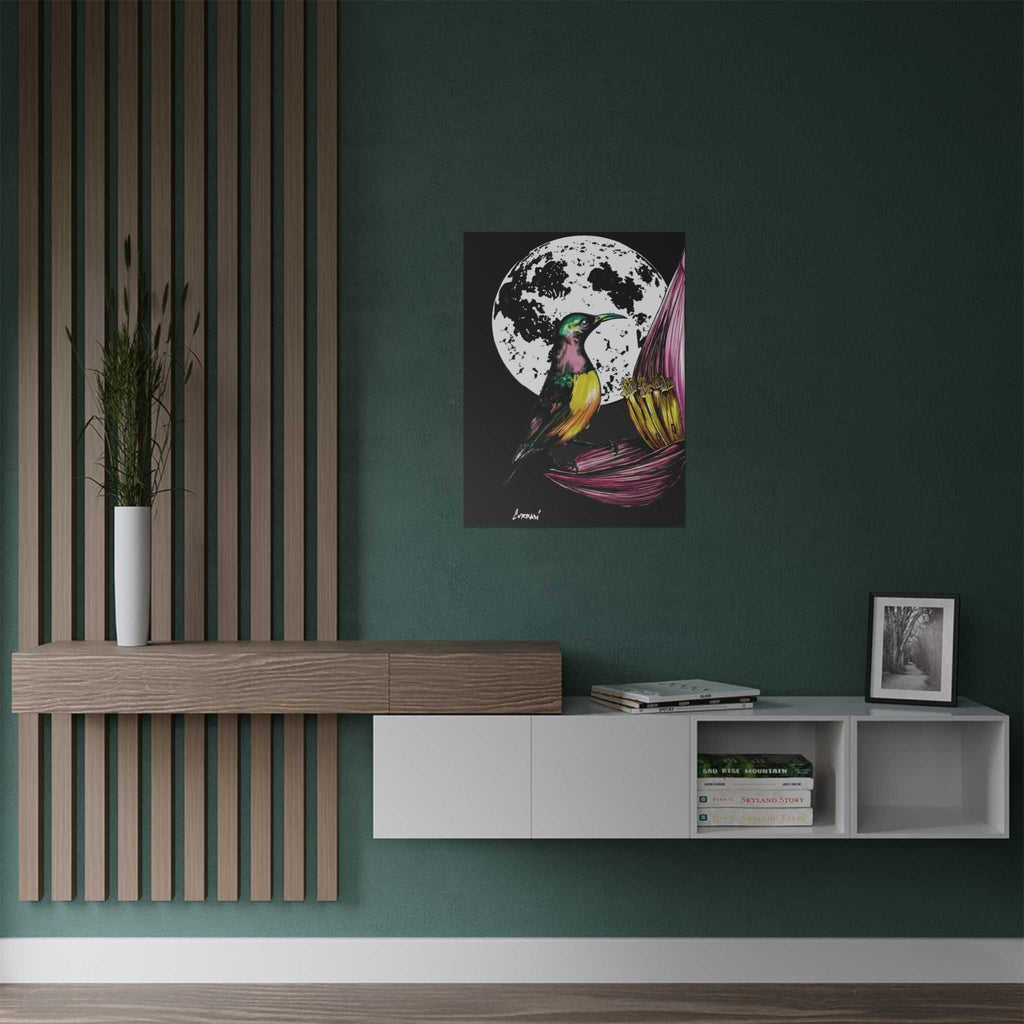 Discover the perfect addition to your nature-inspired decor with our Vibrant Bird Satin Poster - Art Print for Nature Lovers. Brighten up your space today!