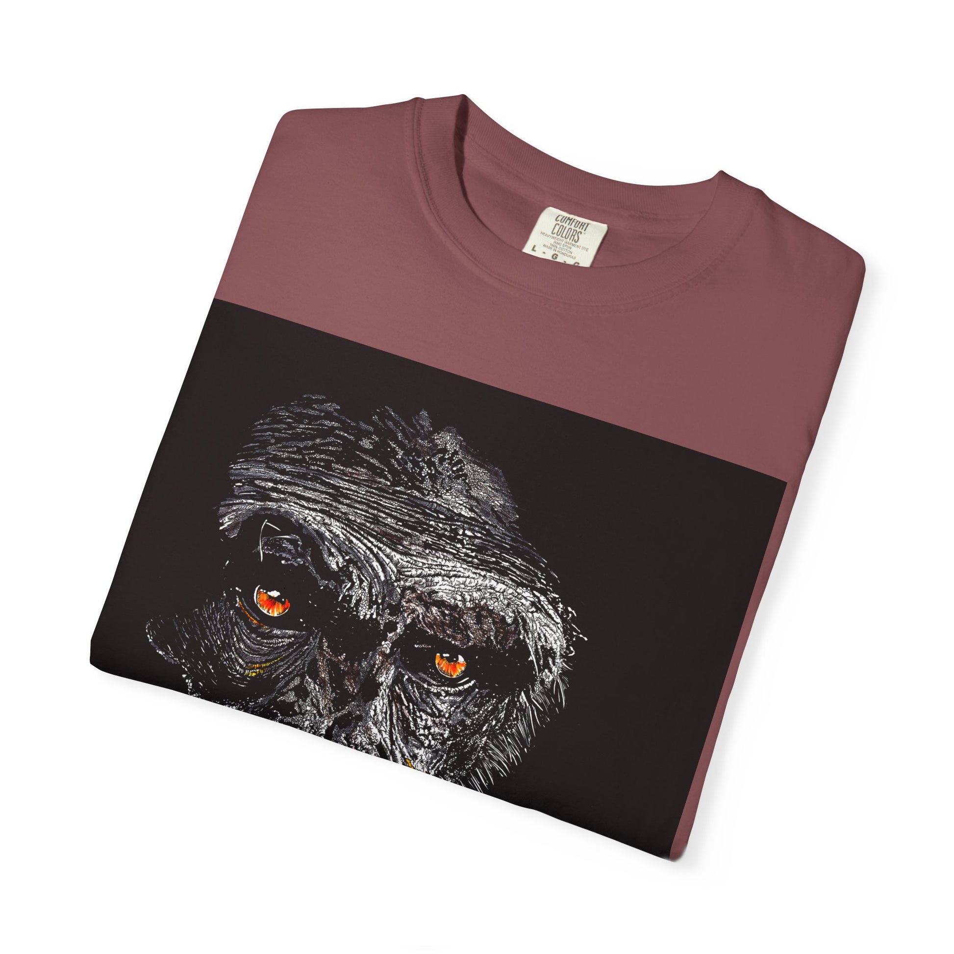 Gorilla Garment-Dyed Art T-Shirt | Unique Unisex Graphic Tee