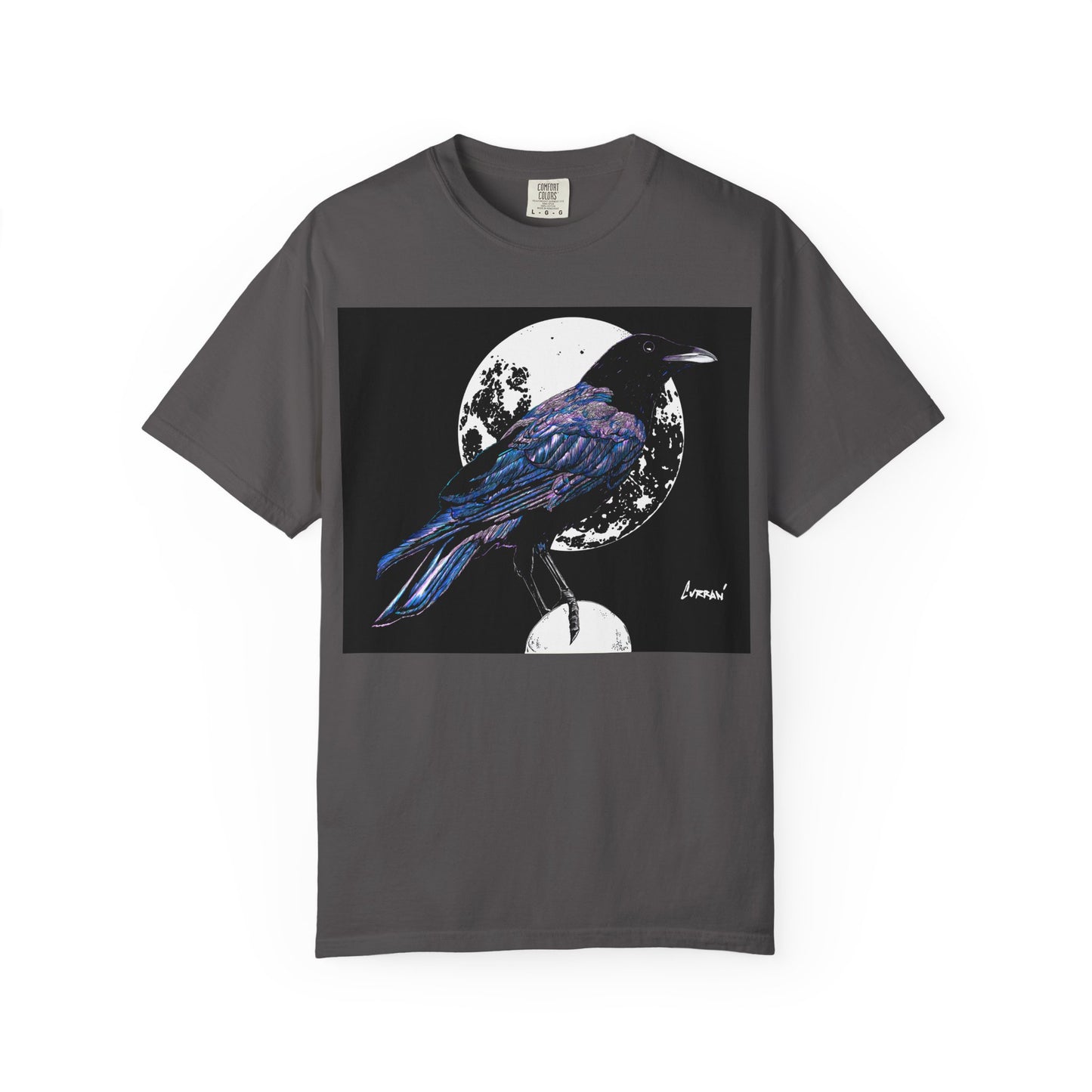 Crow Garment-Dyed T-Shirt for Nature Lovers