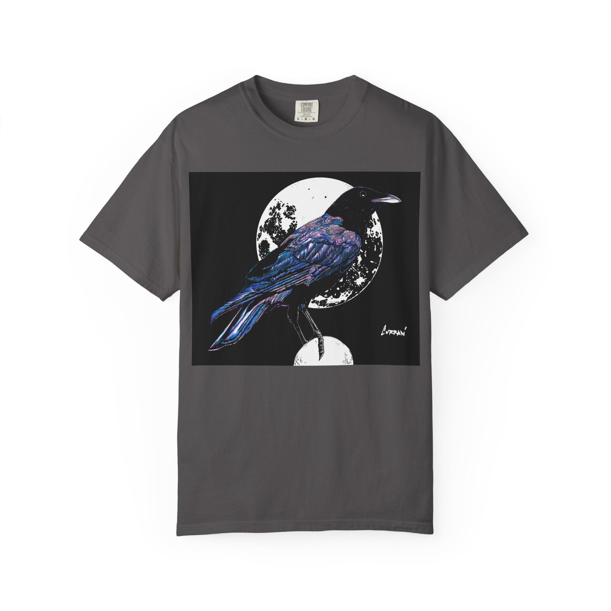 Crow Garment-Dyed T-Shirt for Nature Lovers