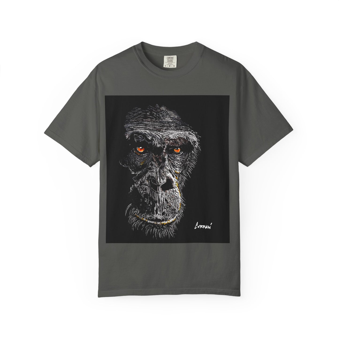 Gorilla Garment-Dyed Art T-Shirt | Unique Unisex Graphic Tee