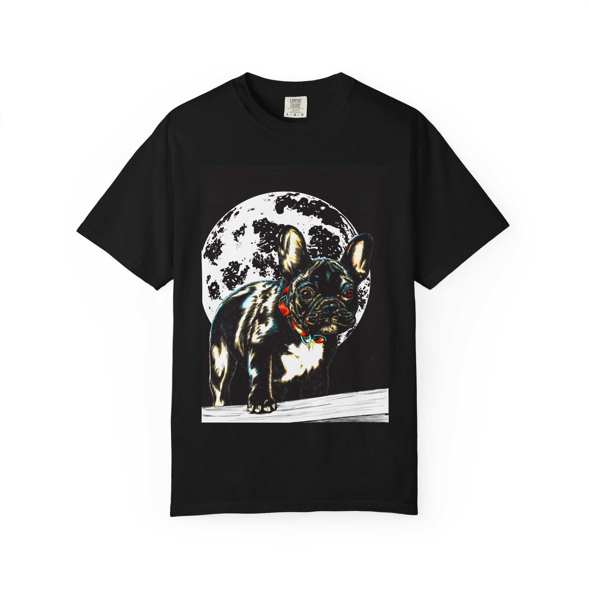 Moonlit French Bulldog Unisex T-Shirt - Pet Lovers Gift