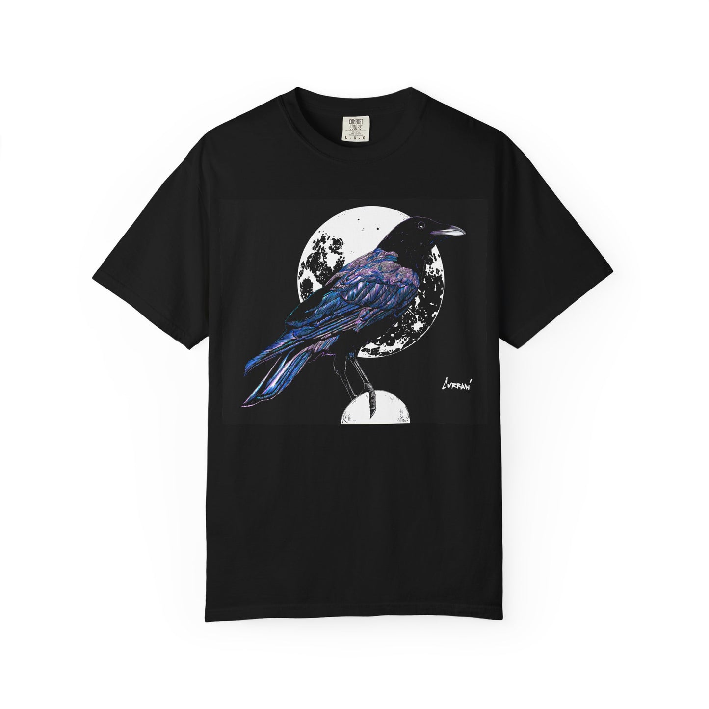 Crow Garment-Dyed T-Shirt for Nature Lovers
