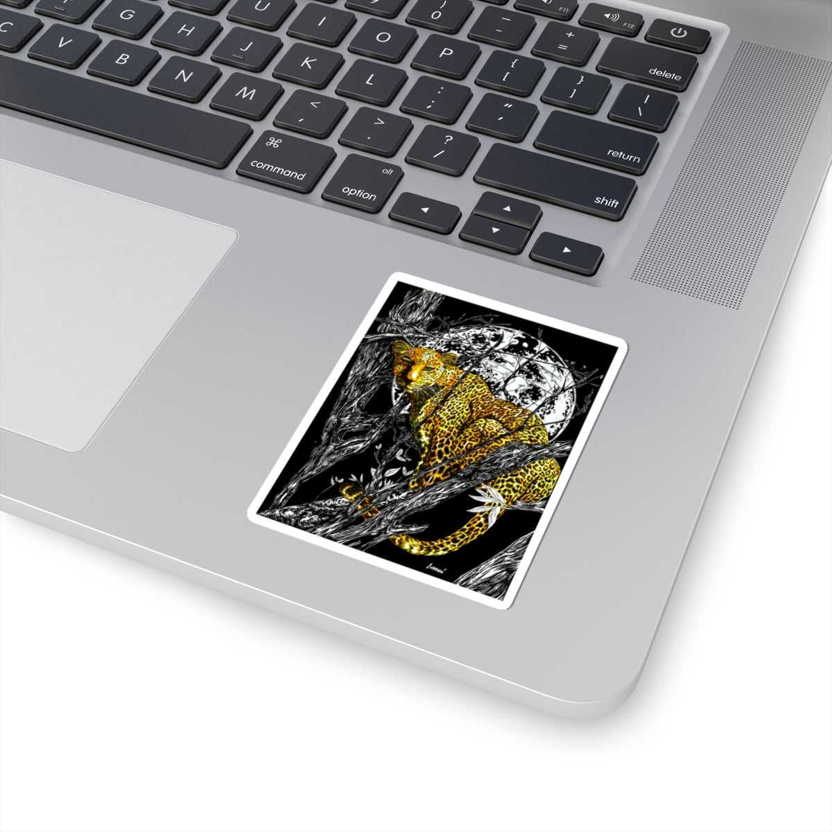 Unleash your wild side with Cheetah Kiss-Cut Stickers | Jungle Wild Animal Art for Nature Lovers. Add a fierce touch to your belongings today! 🐆🌿
