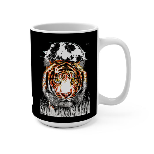 Majestic Tiger 15oz Mug - Fierce Animal Lover Gift