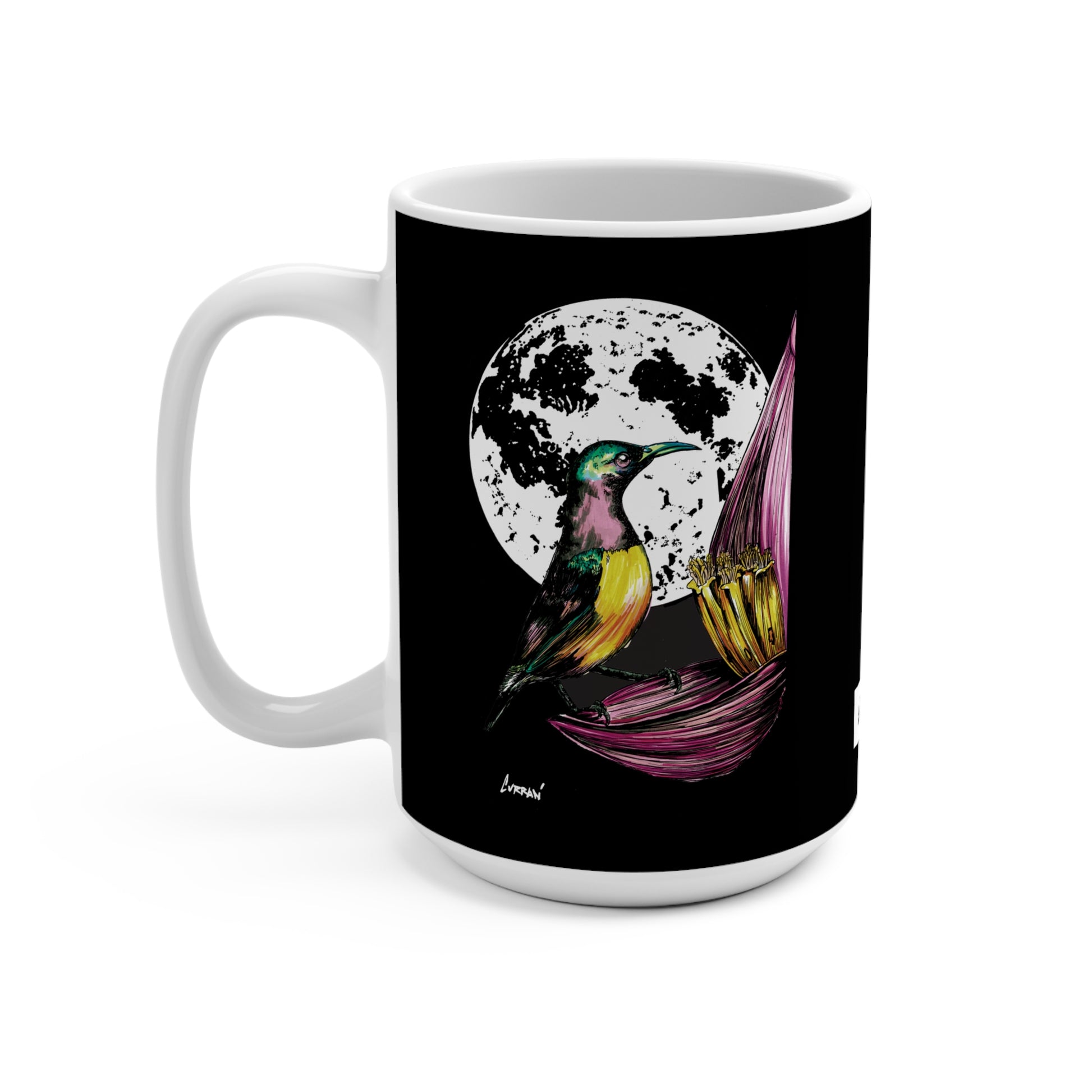 Hummingbird Mug - 15oz Coffee Cup with Artistic Design