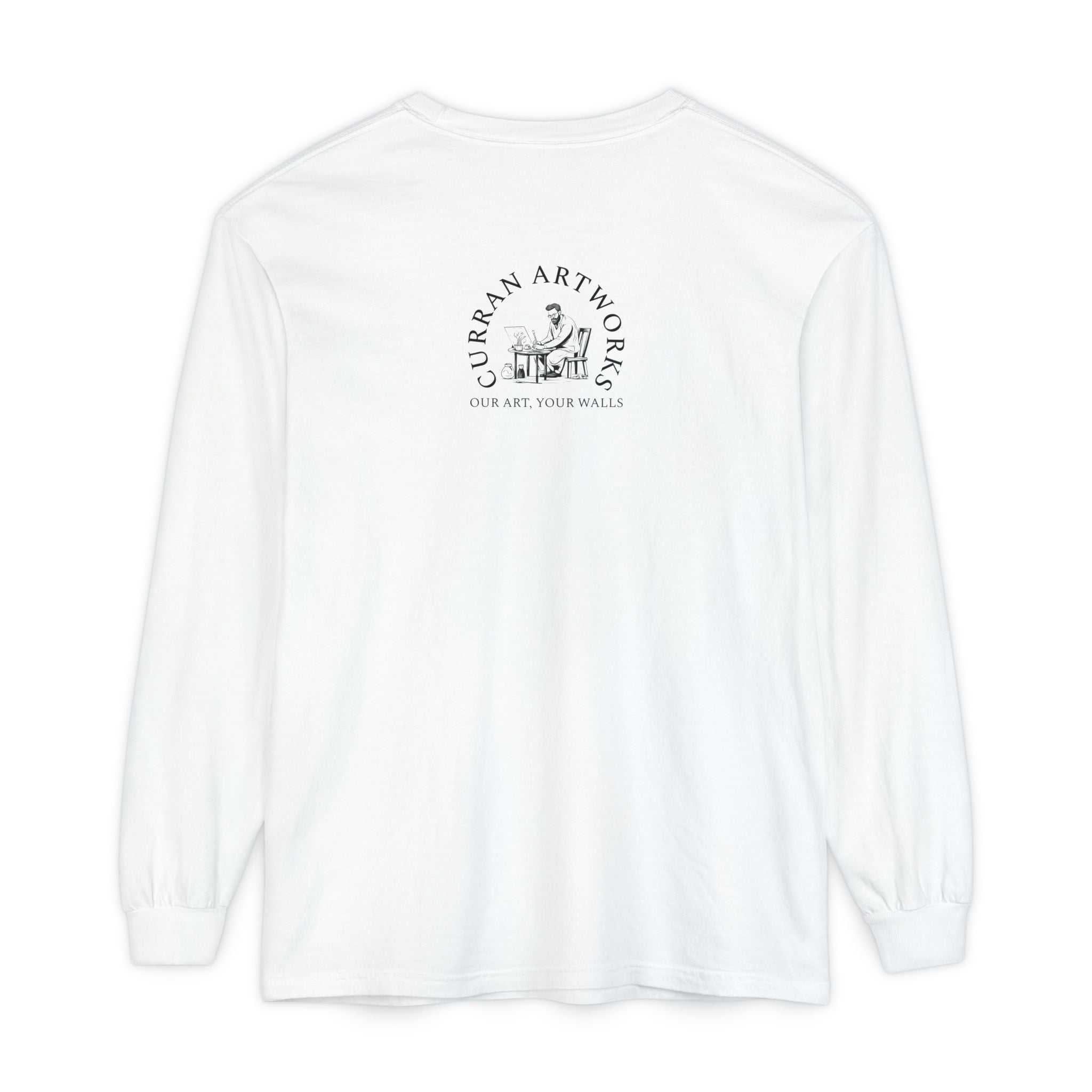 Moonlit Stag Long Sleeve T-Shirt - Unisex Nature Apparel