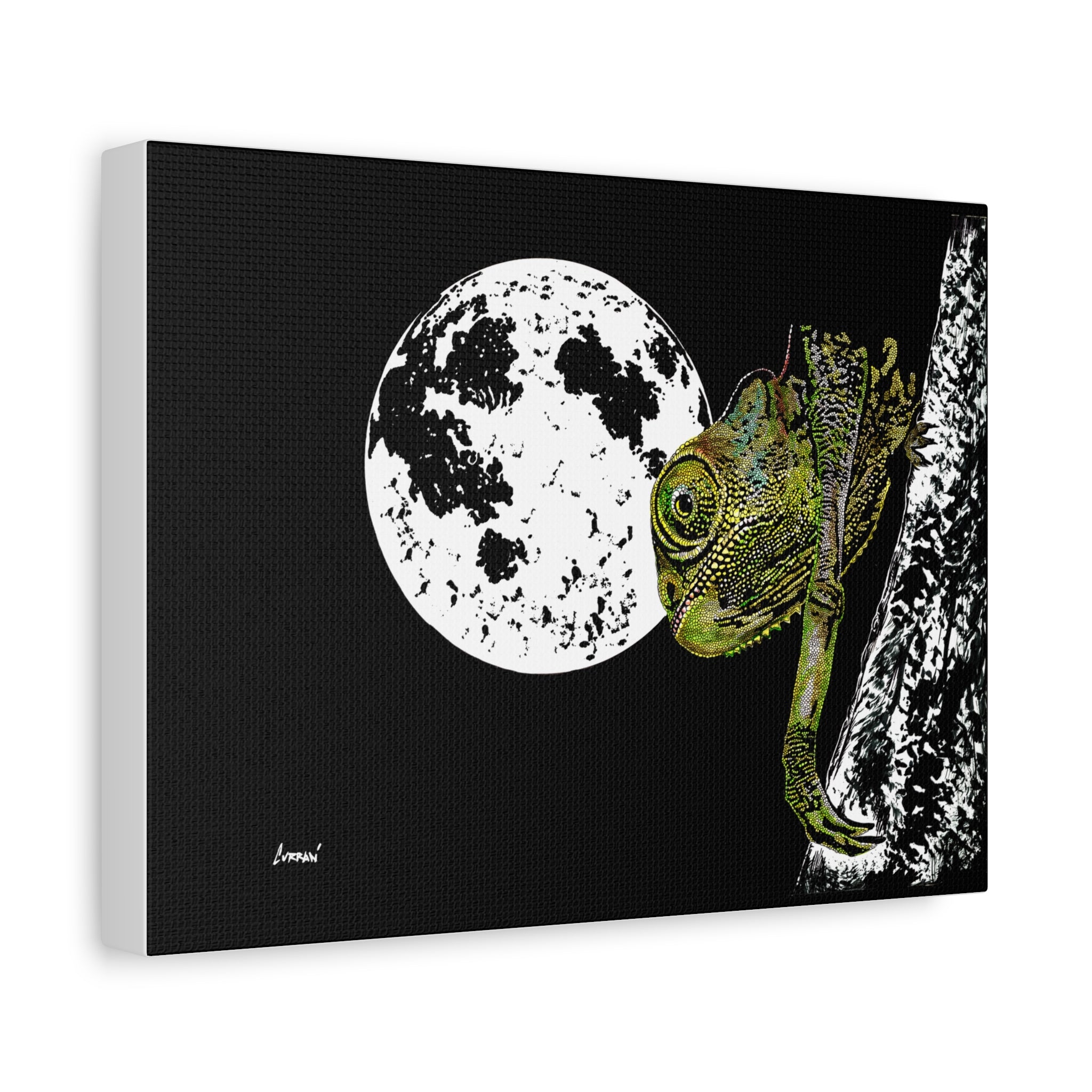 Chameleon Print of the Original, hand drawn wall art