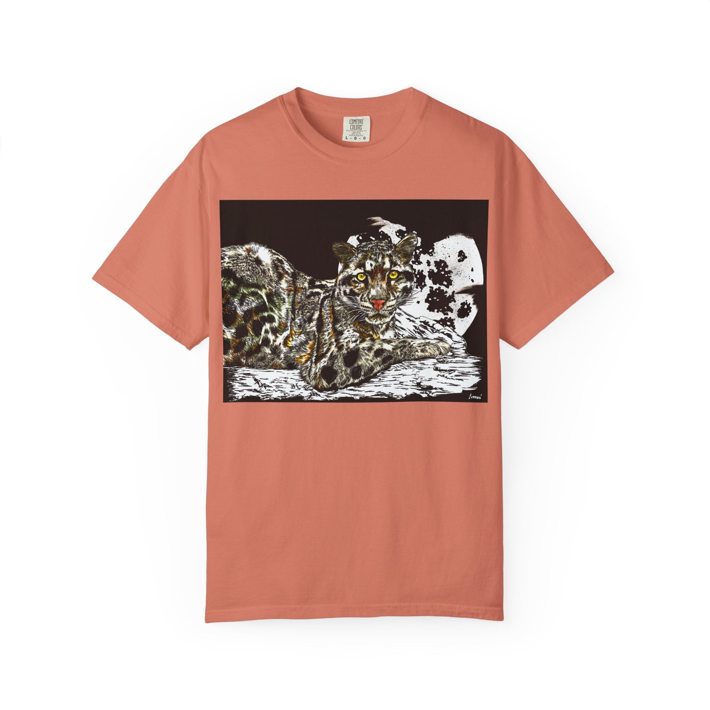 Wild Cat Art T-shirt for Animal Lovers