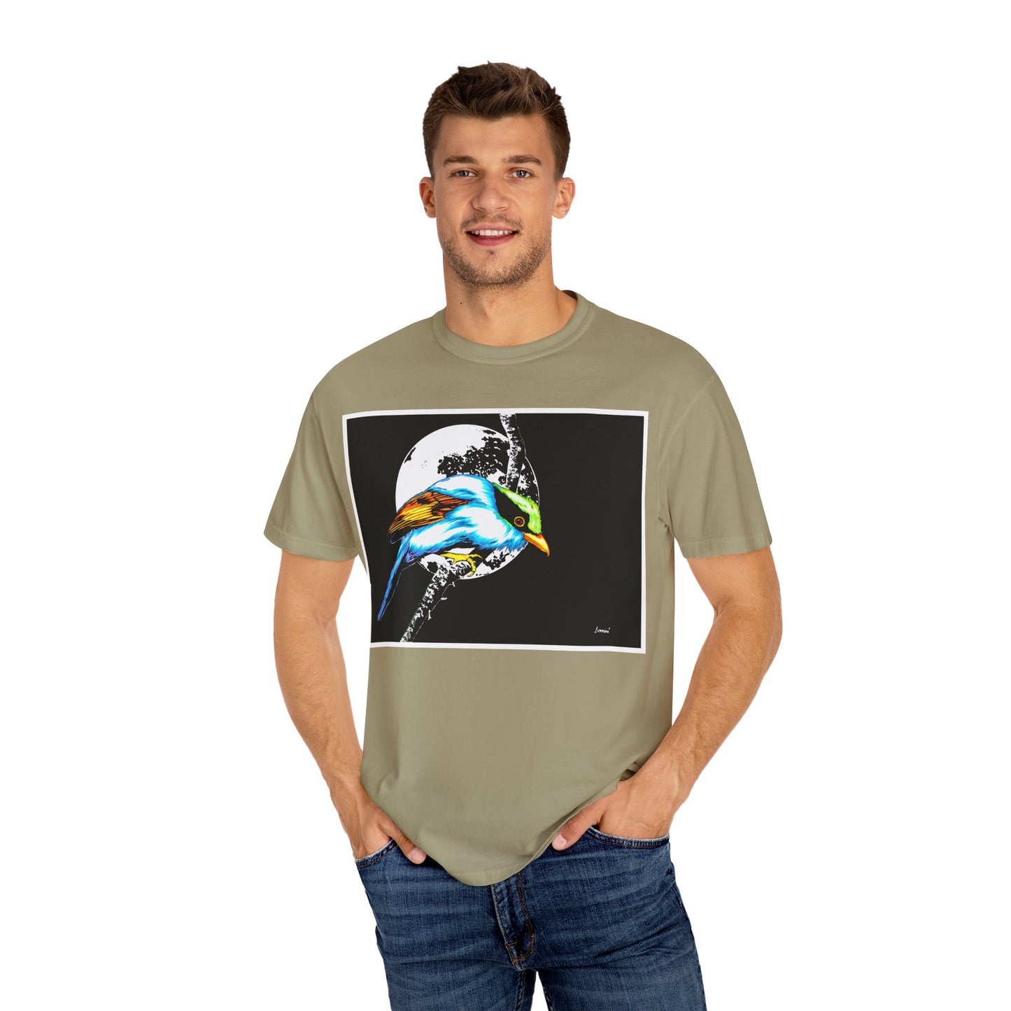 Colorful Bird Graphic Unisex T-Shirt - Nature Lover Apparel