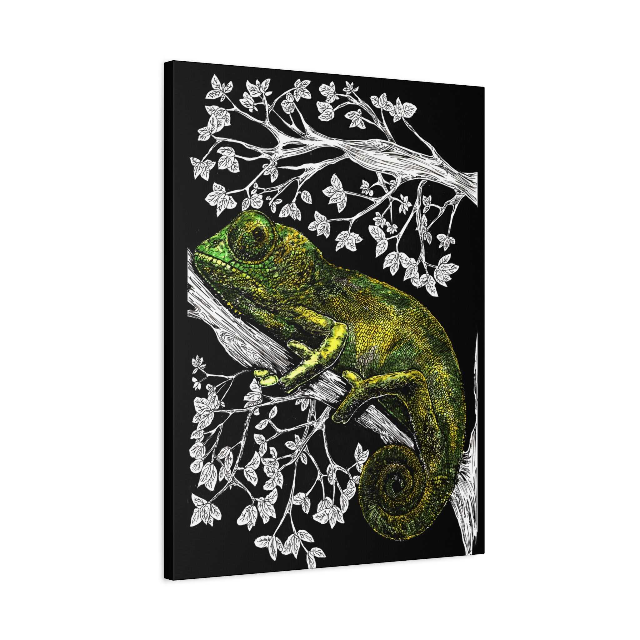 Chameleon in Tree Wall Art Print of the Original wall art