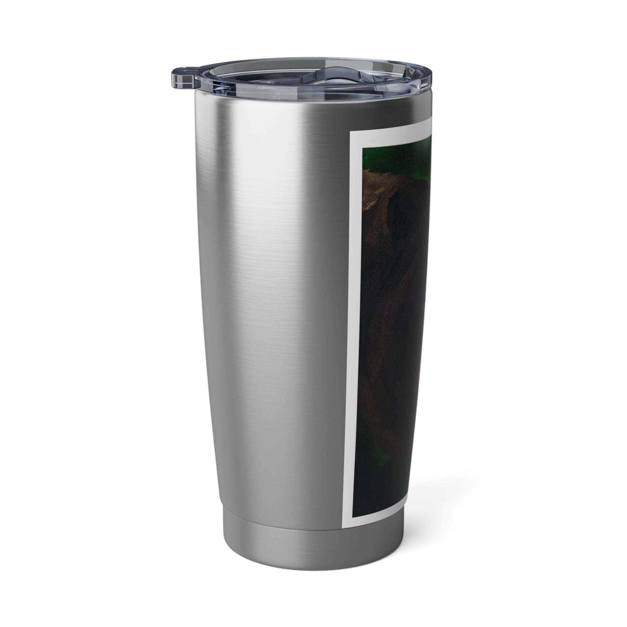 Brown Bear Art 20oz Tumbler - Hand Painted Travel Mug