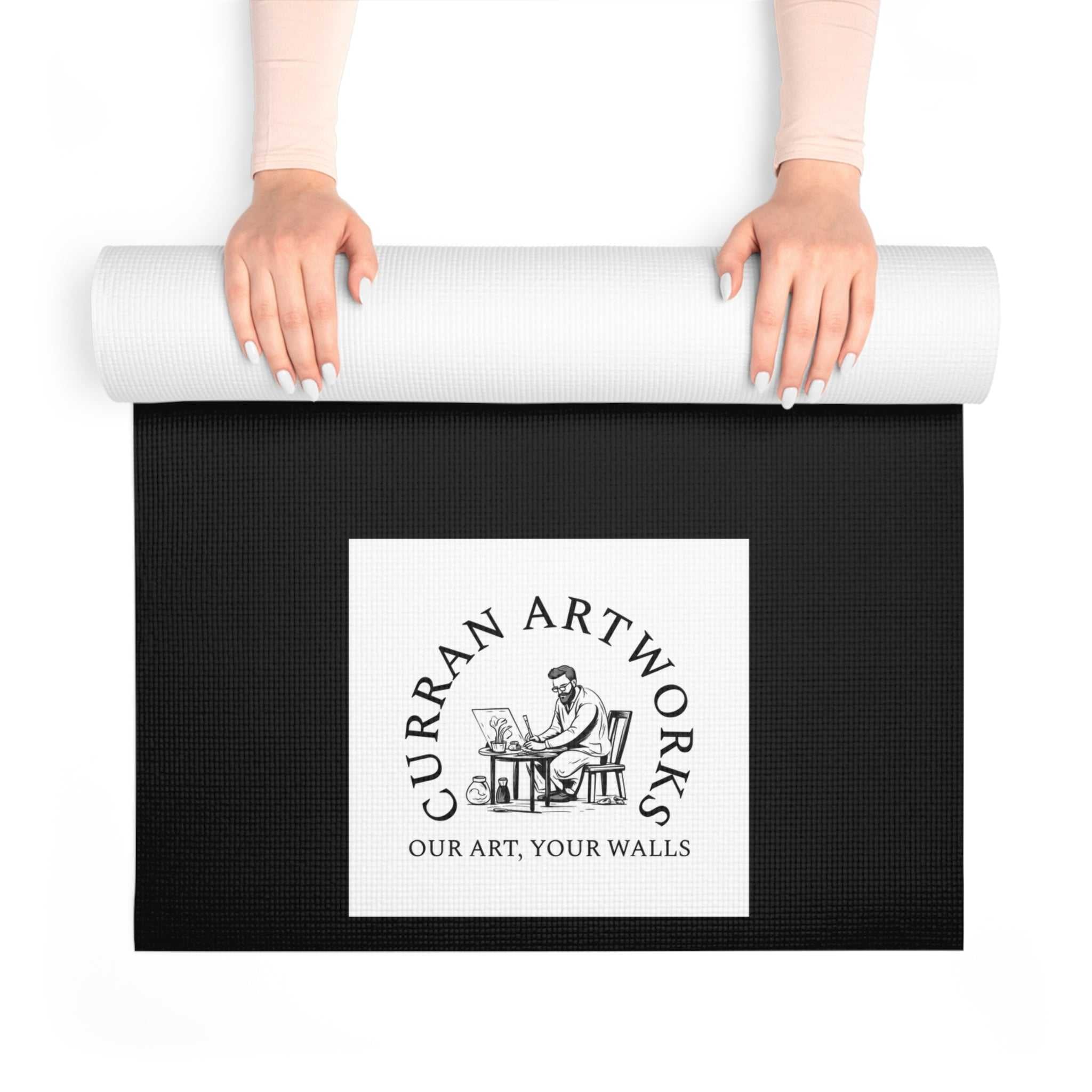 Brown Bear Yoga Mat featuring Original Brown Bear Wall Art
