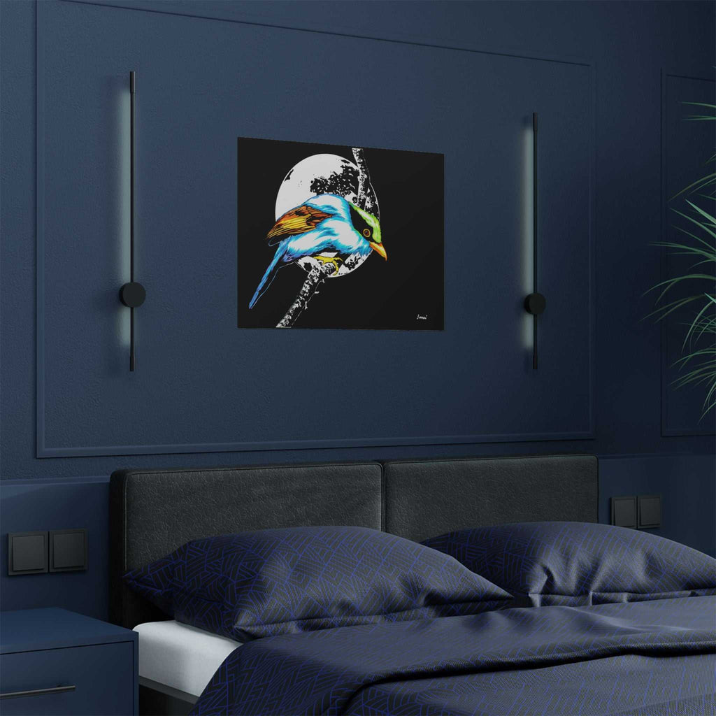 Bring nature's beauty into your space with our Vibrant Bird Satin Poster - Wall Art Print for Nature Lovers. Elevate your walls now!