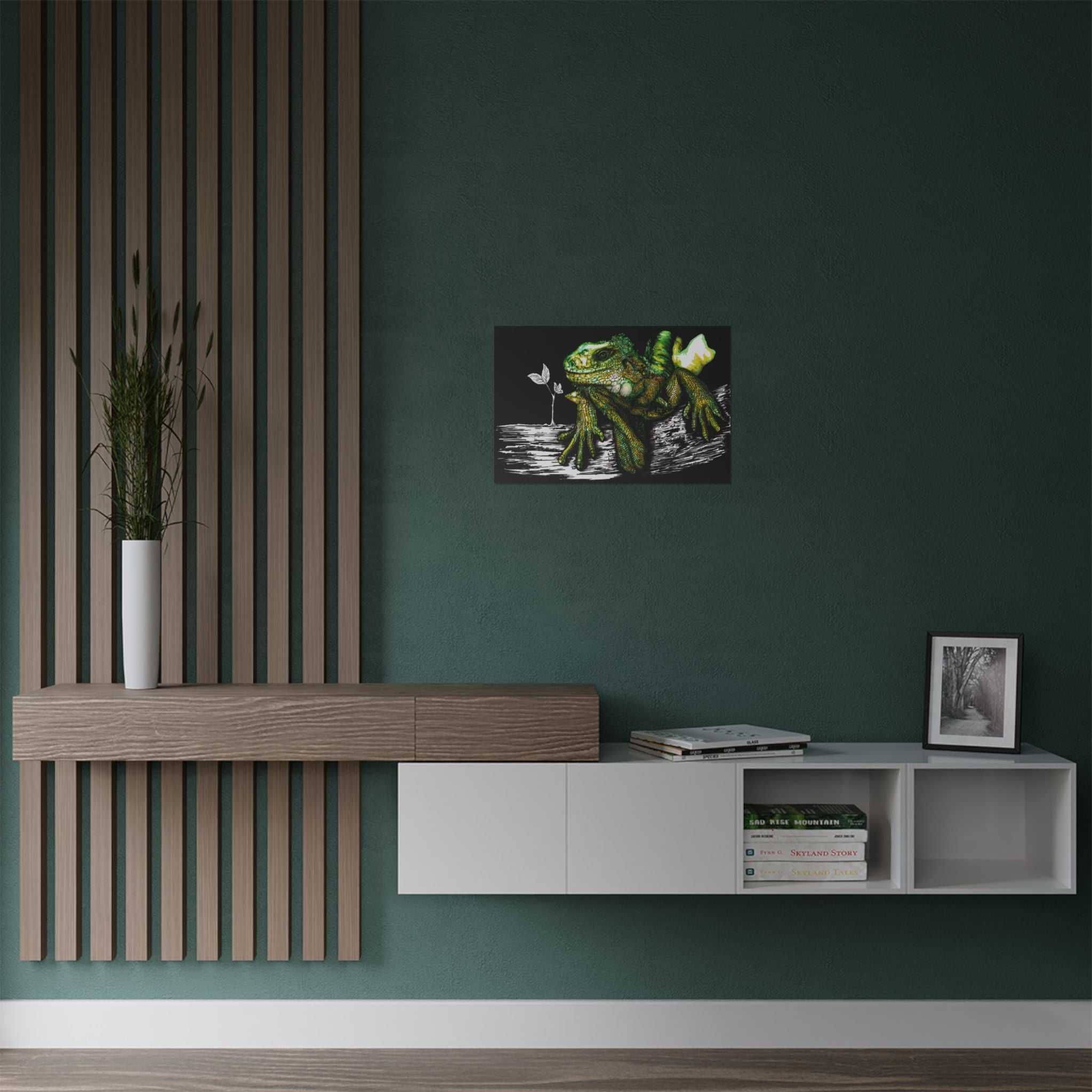Transform your walls with our Lizard Satin Poster - Stunning 300gsm Wall Art. Elevate your space with this captivating piece!