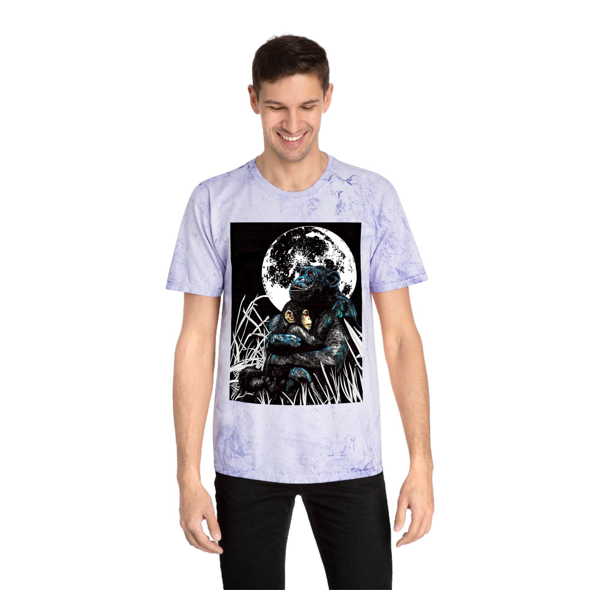 Gorilla and Child T Shirt Original Hand-Drawn Art