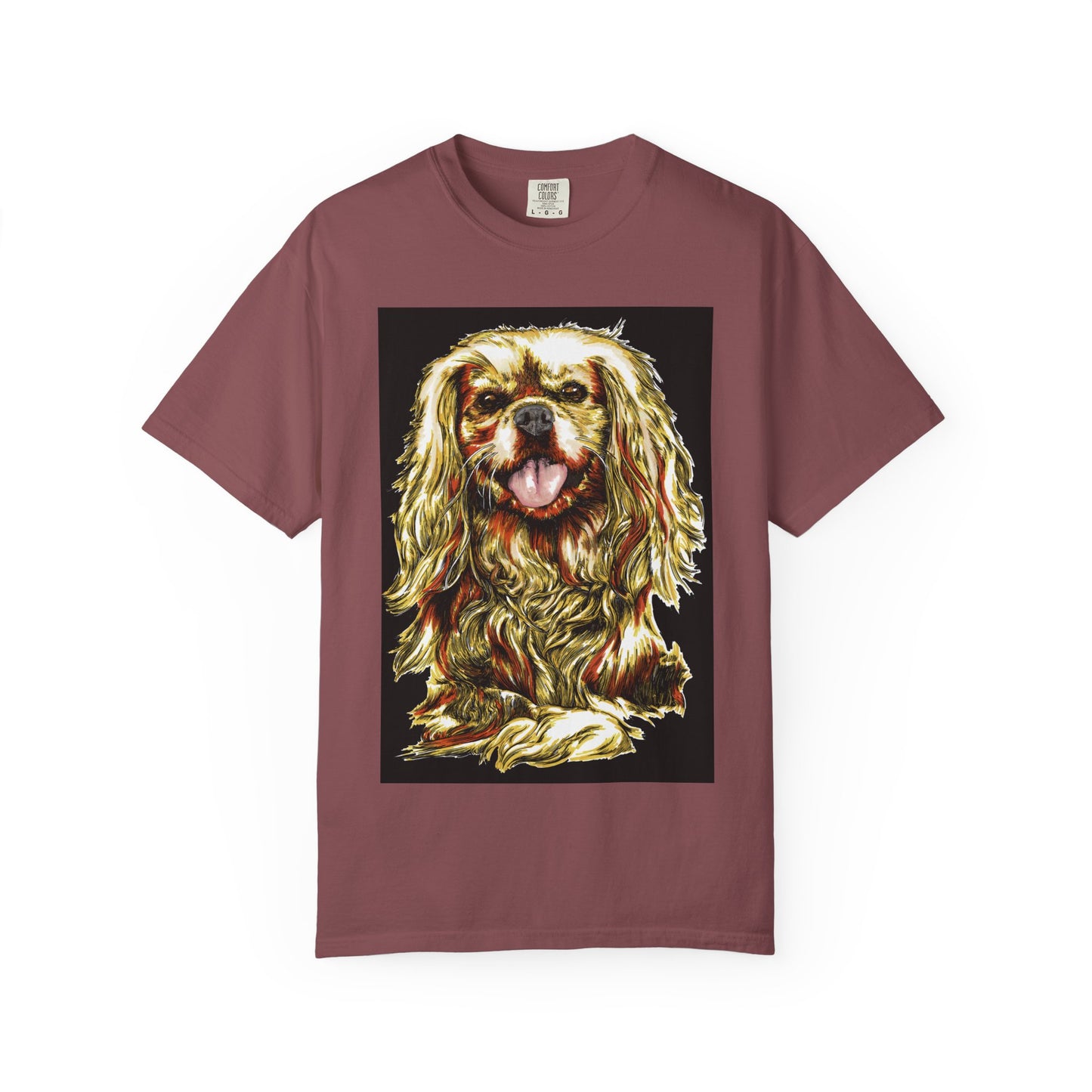 Cocker Spaniel Unisex Tee featuring Hand Drawn Art