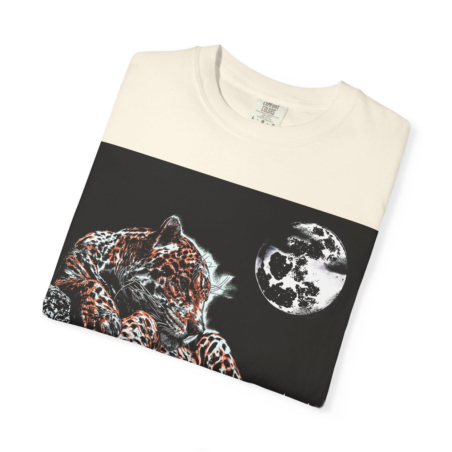 Moonlit Leopard Unisex Garment-Dyed T-Shirt