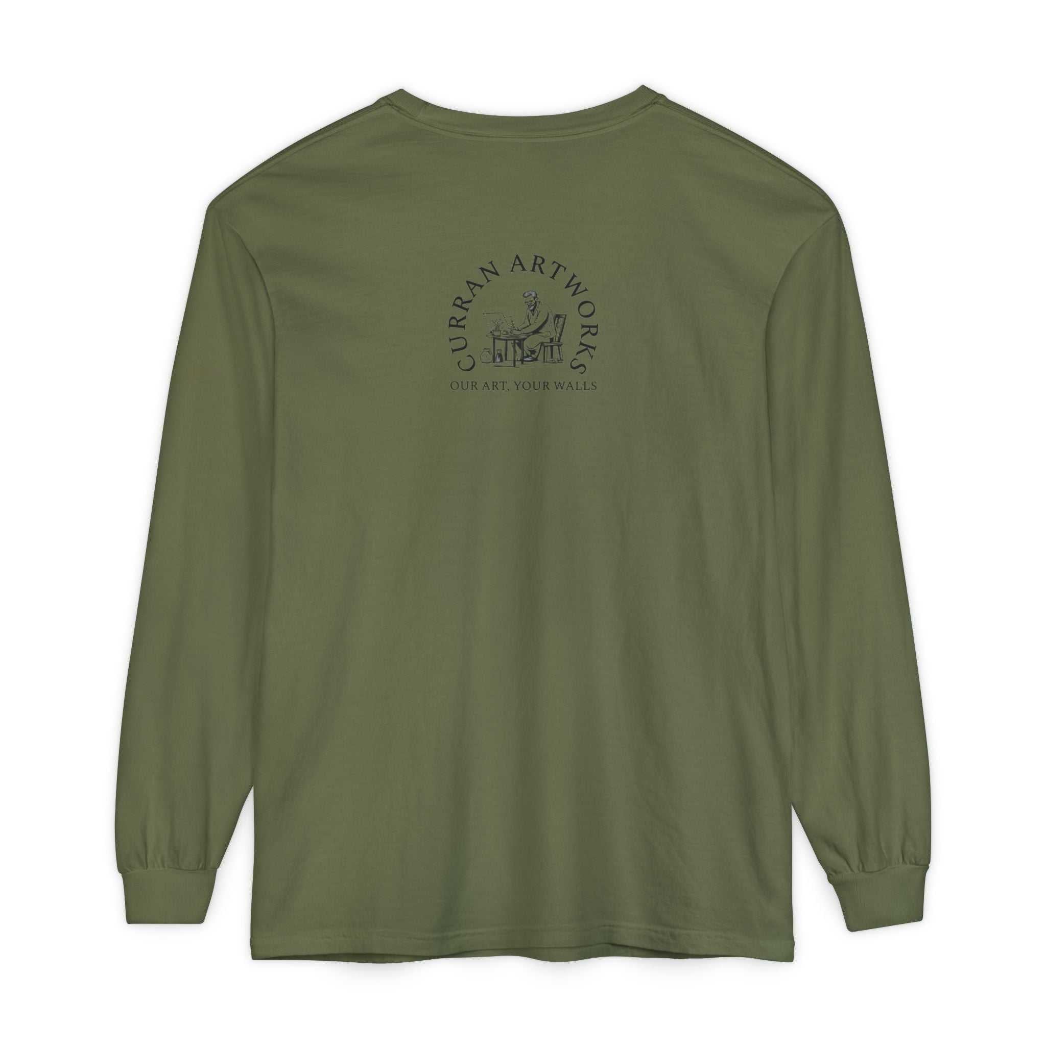 Moonlit Stag Long Sleeve T-Shirt - Unisex Nature Apparel