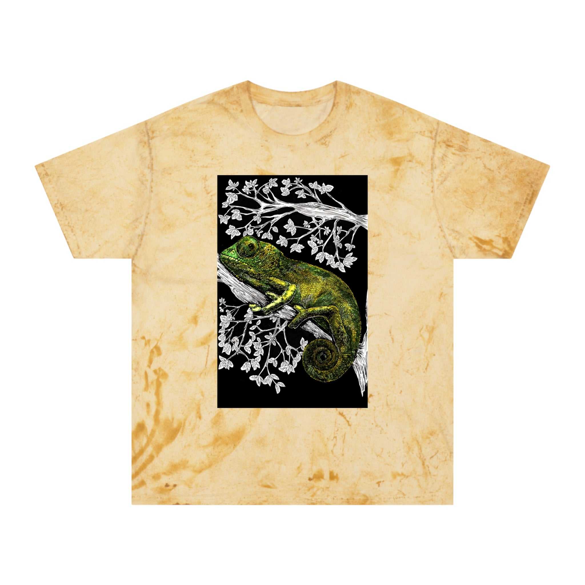 Chameleon Color Blast T-Shirt - Vibrant Nature-Inspired Tee