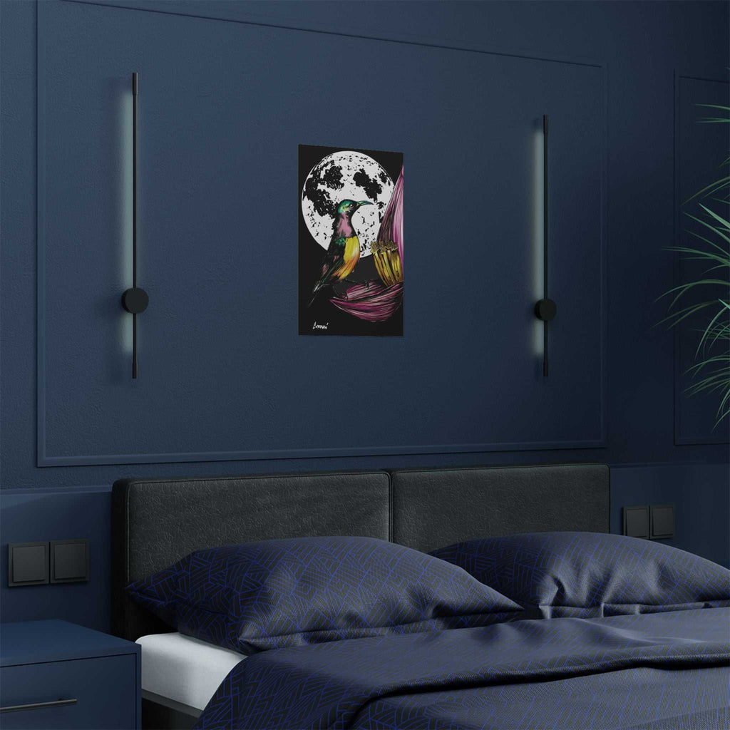 Discover the perfect addition to your nature-inspired decor with our Vibrant Bird Satin Poster - Art Print for Nature Lovers. Brighten up your space today!