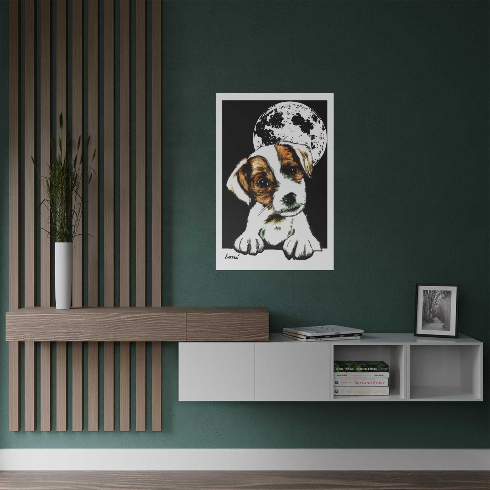 Adorable Beagle Satin Poster - Perfect for Animal Lovers