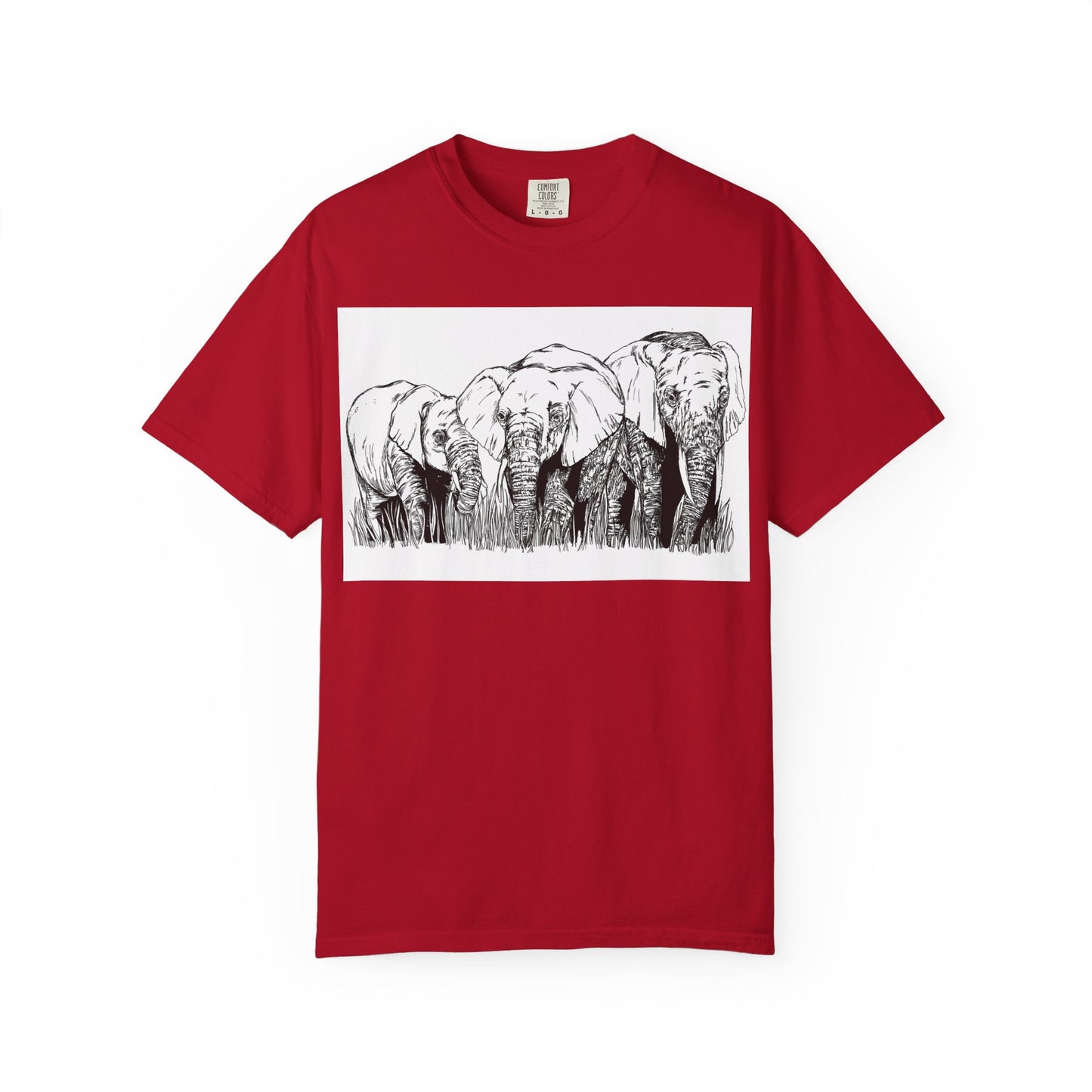 Eco-Friendly Elephant Graphic Unisex T-Shirt