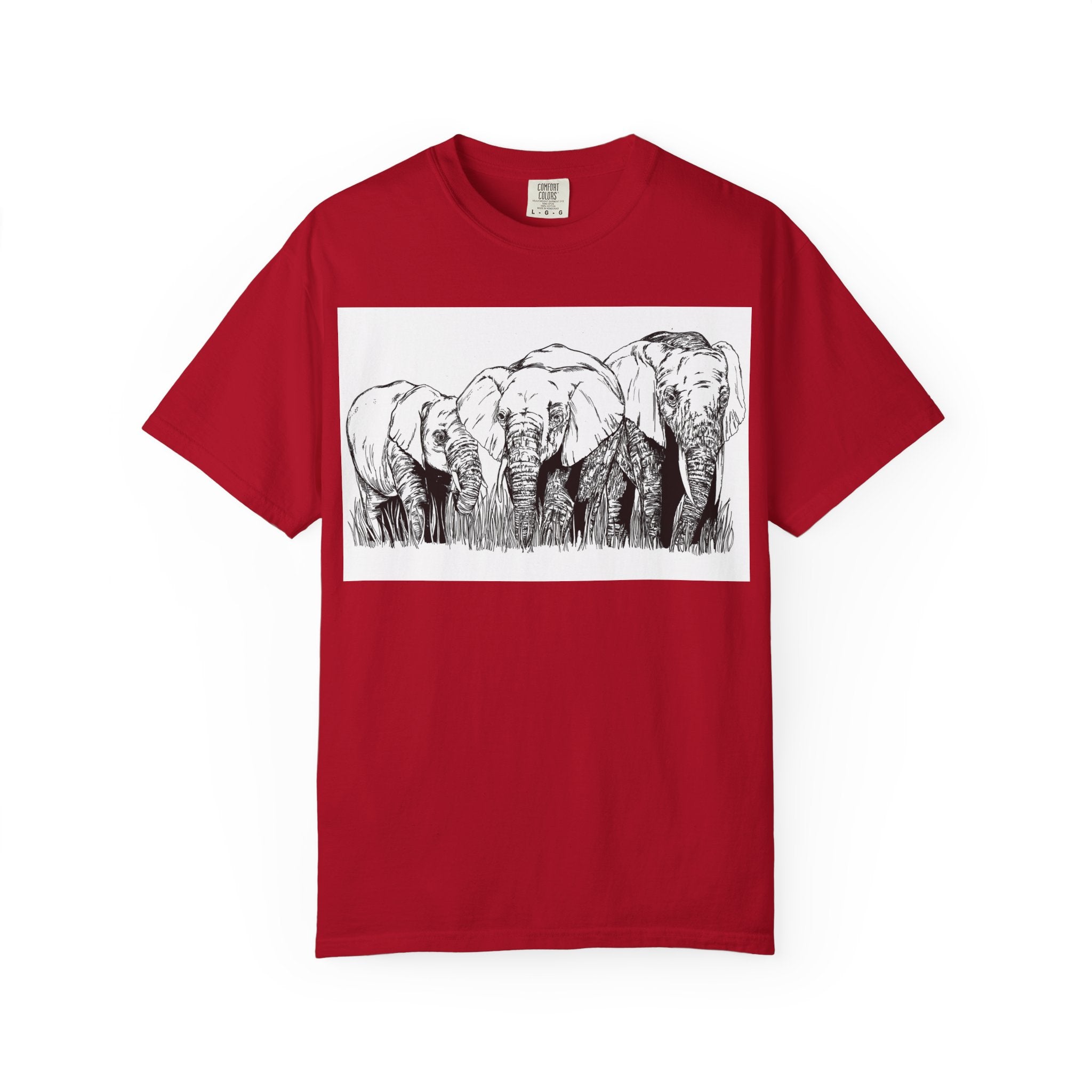 Eco-Friendly Elephant Graphic Unisex T-Shirt