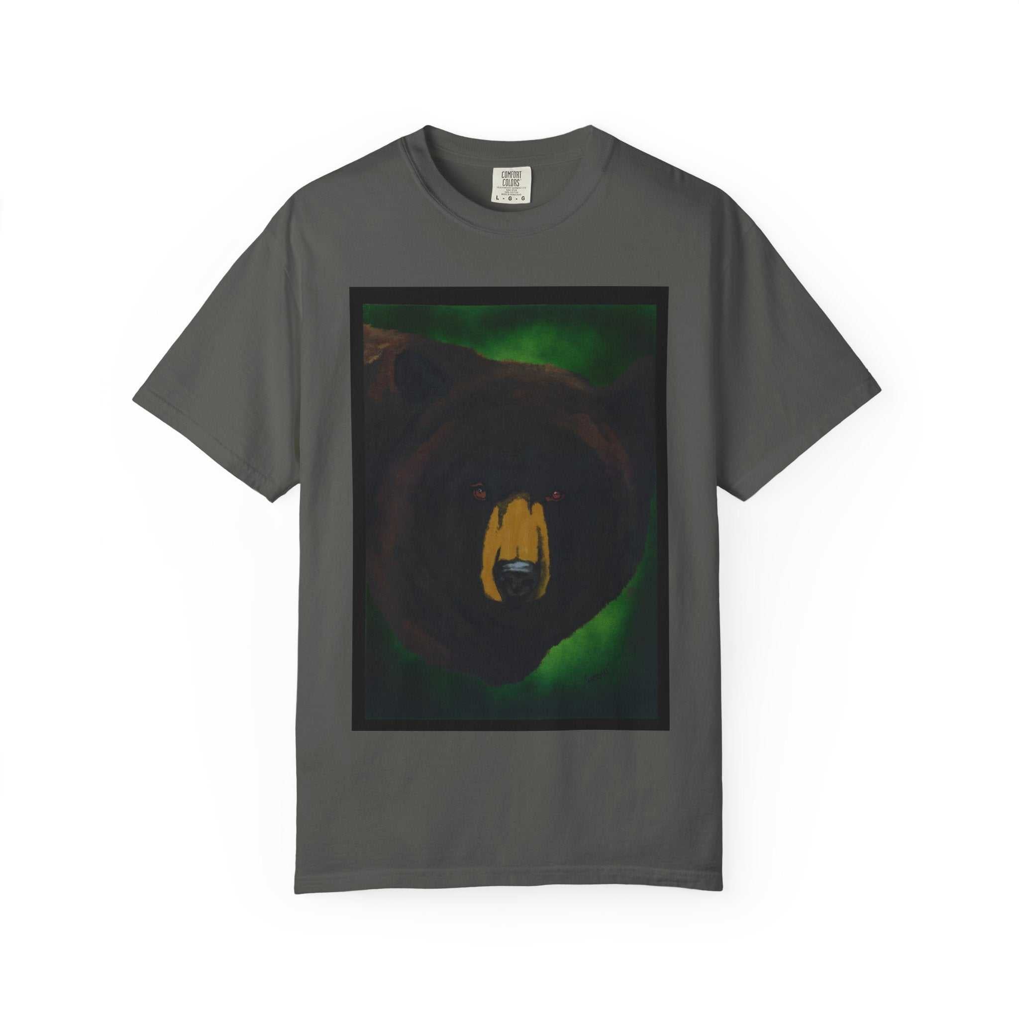 Brown Bear Unisex Garment-Dyed T-Shirt - Nature Apparel