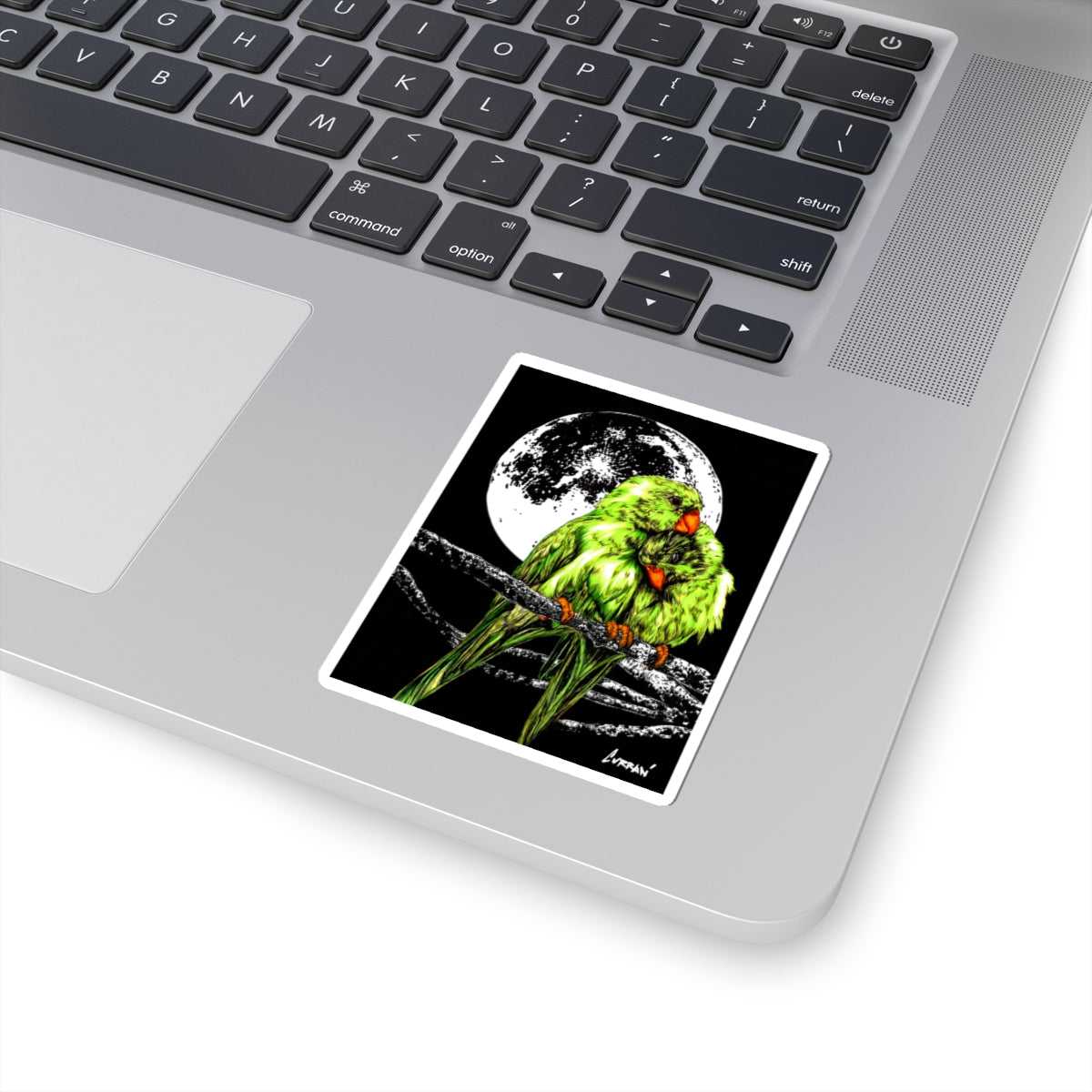 Unleash your wild side with Romantic Parrot Kiss-Cut Stickers for Nature Lovers. Add a pop of color to your world today!