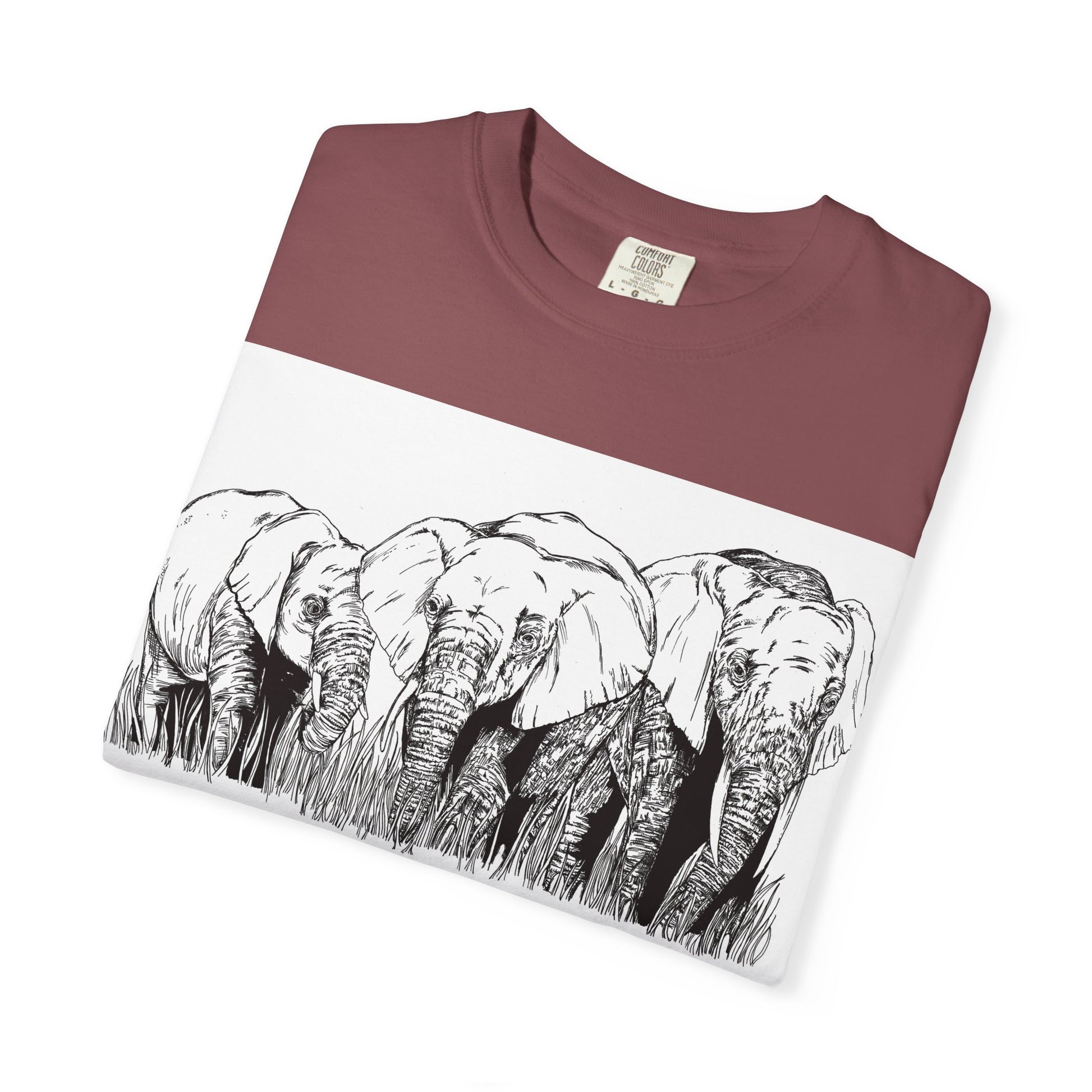 Eco-Friendly Elephant Graphic Unisex T-Shirt