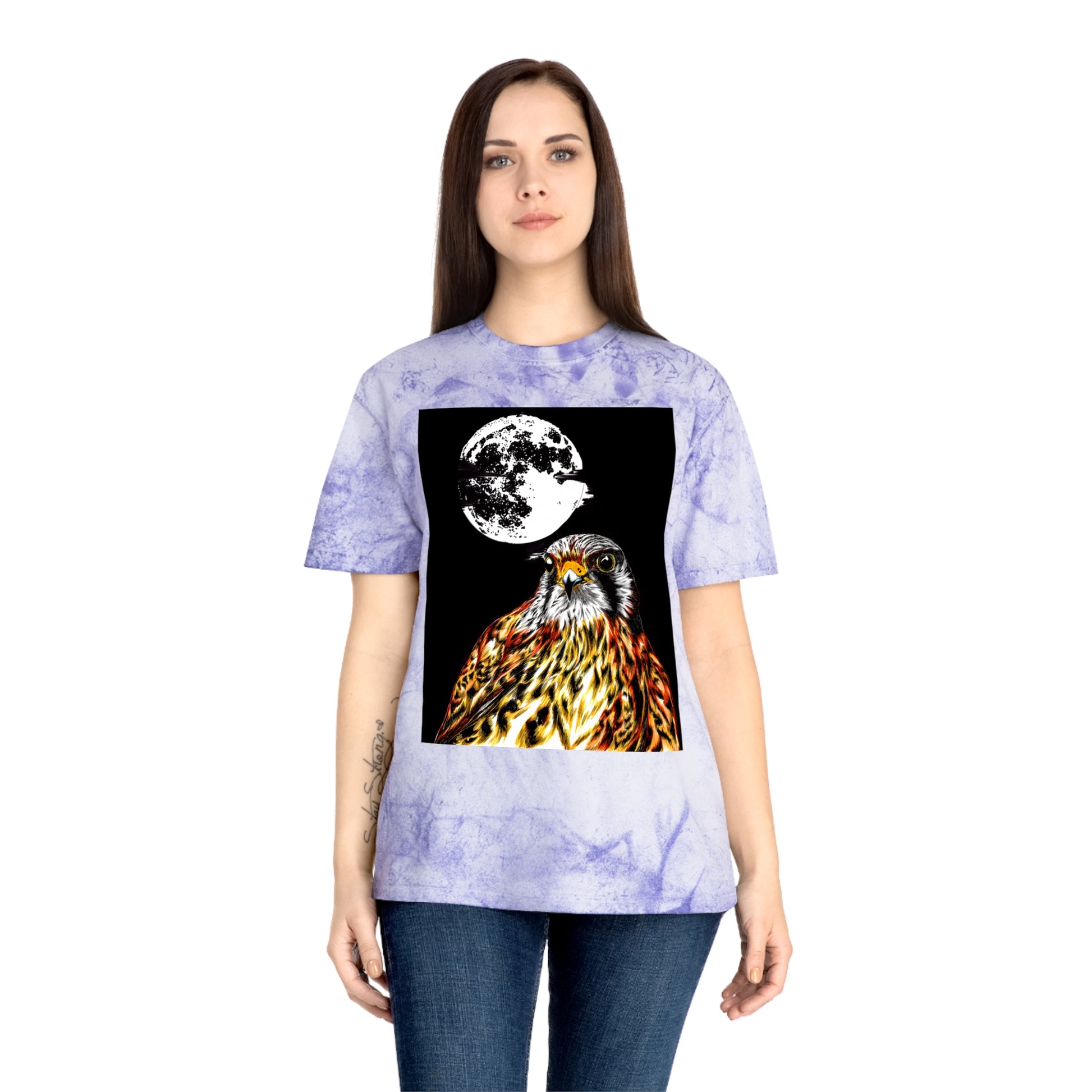 Unisex Color Blast Falcon T-Shirt Bohemian Nature Vibe