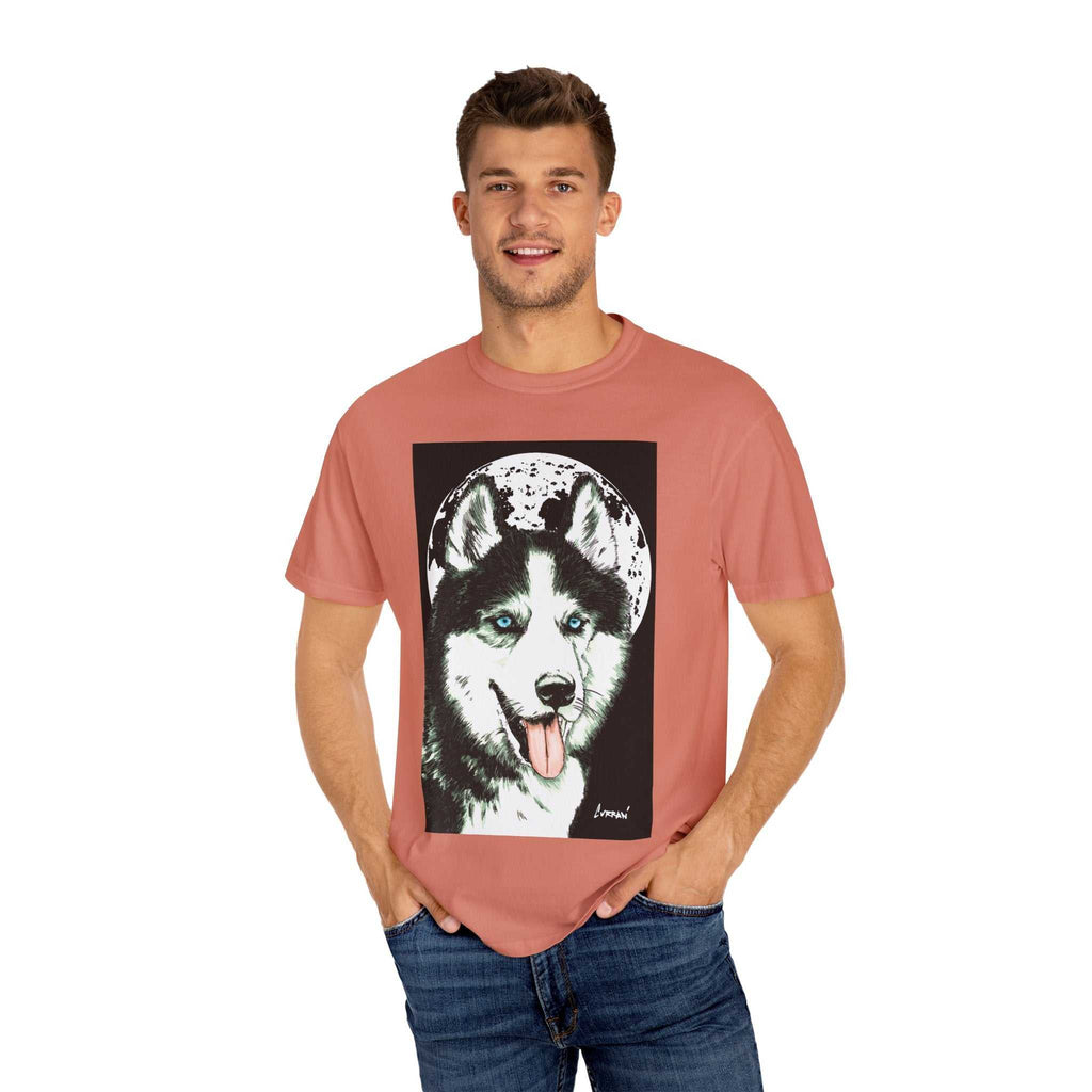 Discover the perfect blend of style and comfort with our Siberian Husky Unisex Garment-Dyed T-Shirt. Shop now for a look that stands out!