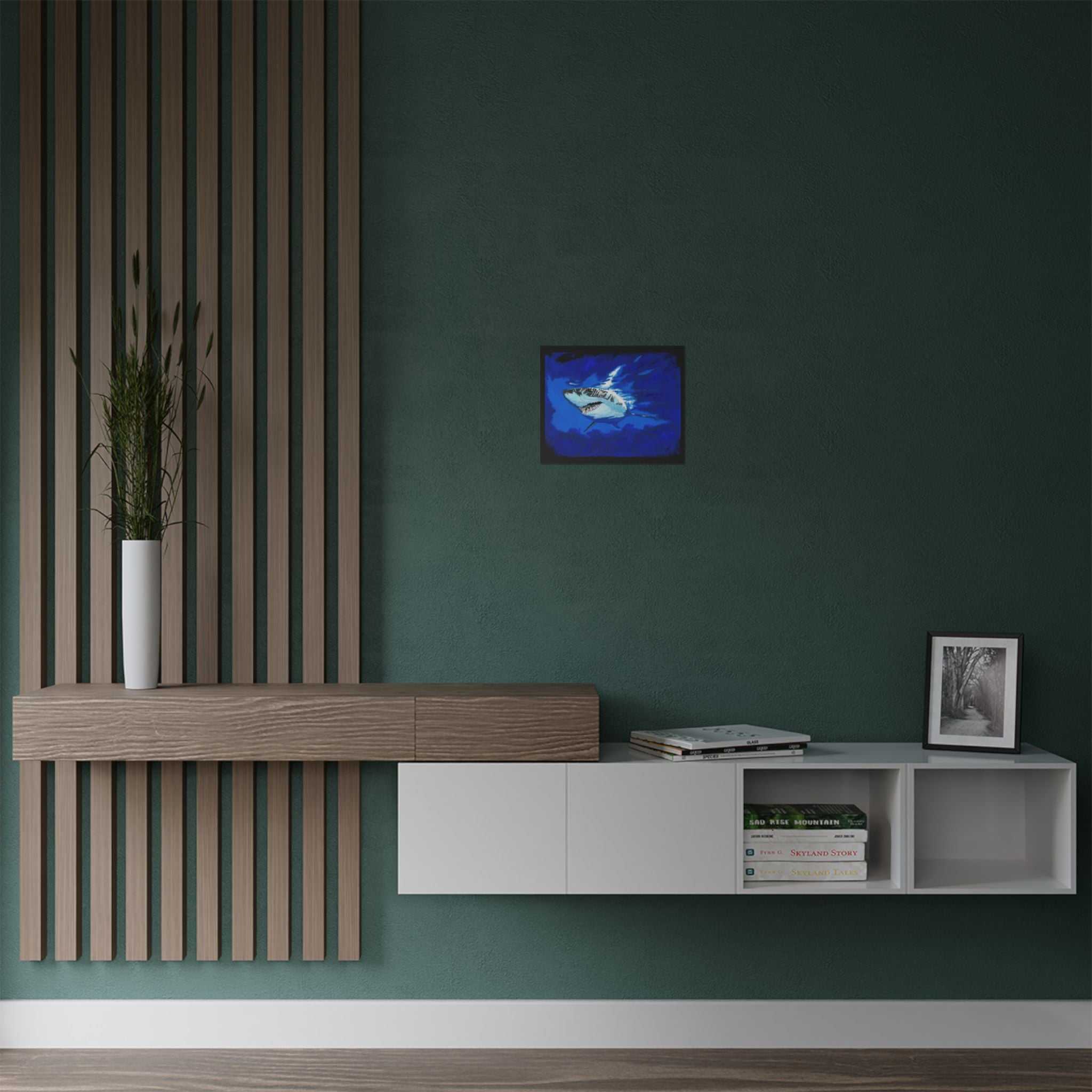 Great White Shark Satin Poster (300gsm) - Vibrant Wall Art