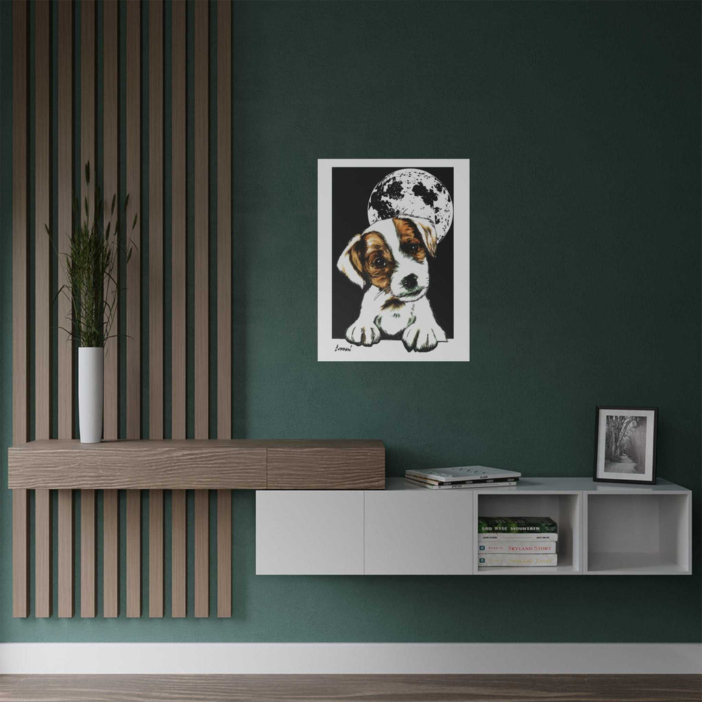 Adorable Beagle Satin Poster - Perfect for Animal Lovers