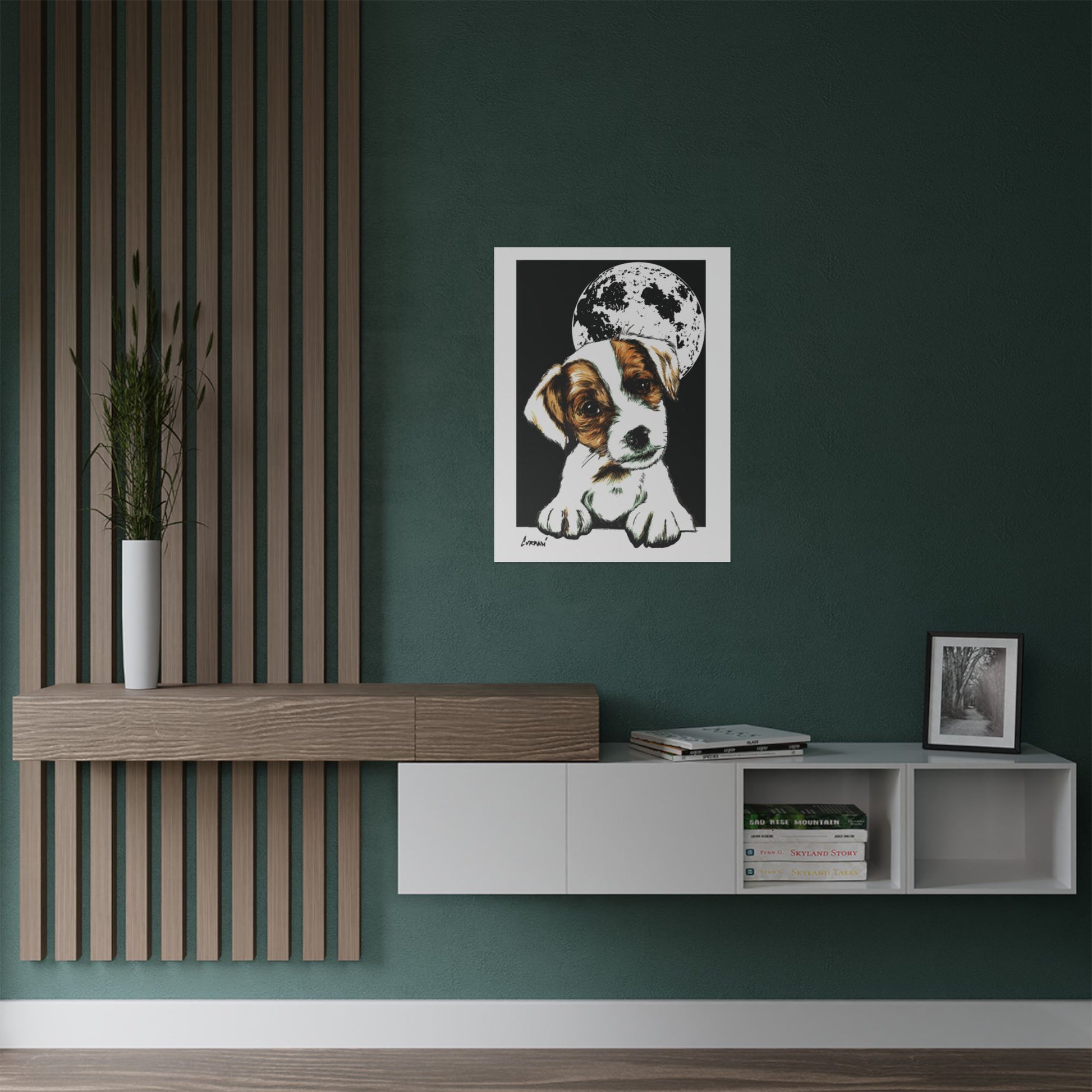 Adorable Beagle Satin Poster - Perfect for Animal Lovers