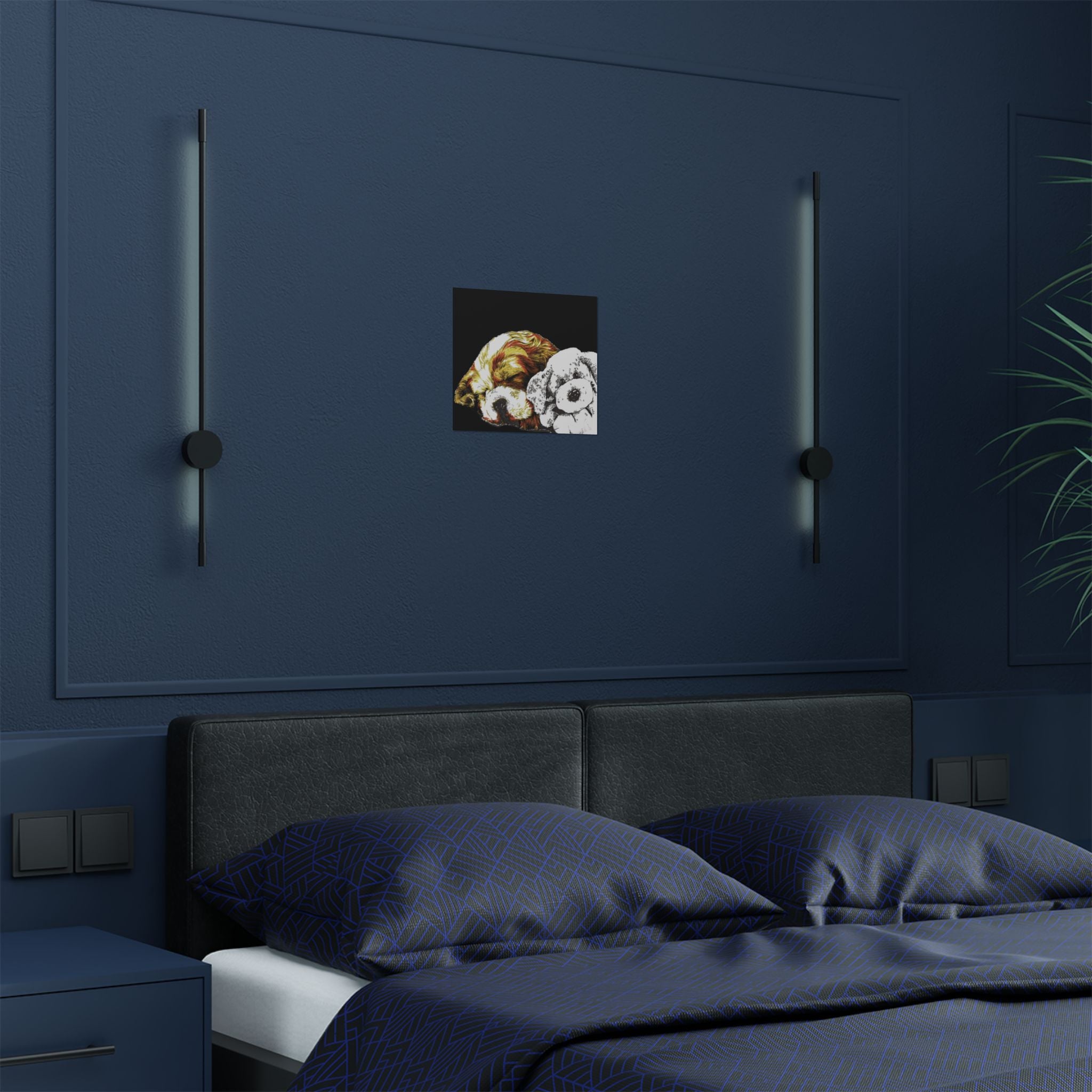 Cocker Spaniel Satin Poster - Heartwarming Dog Design