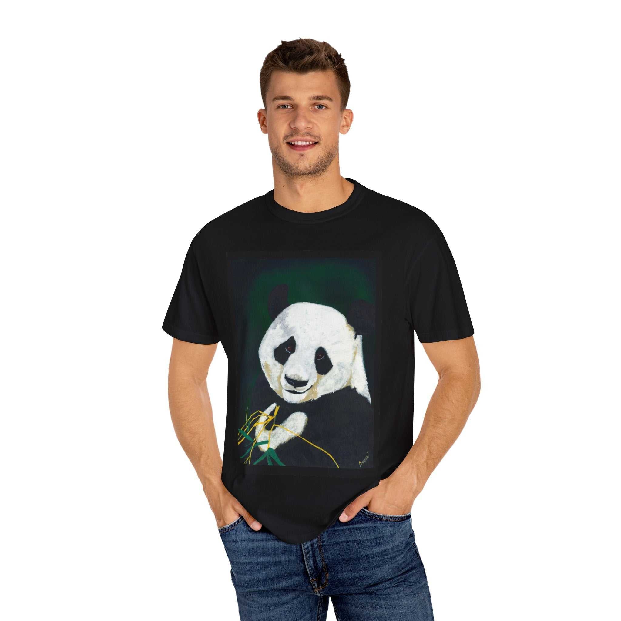 Giant Panda Love T-Shirt | Wildlife Art Tee