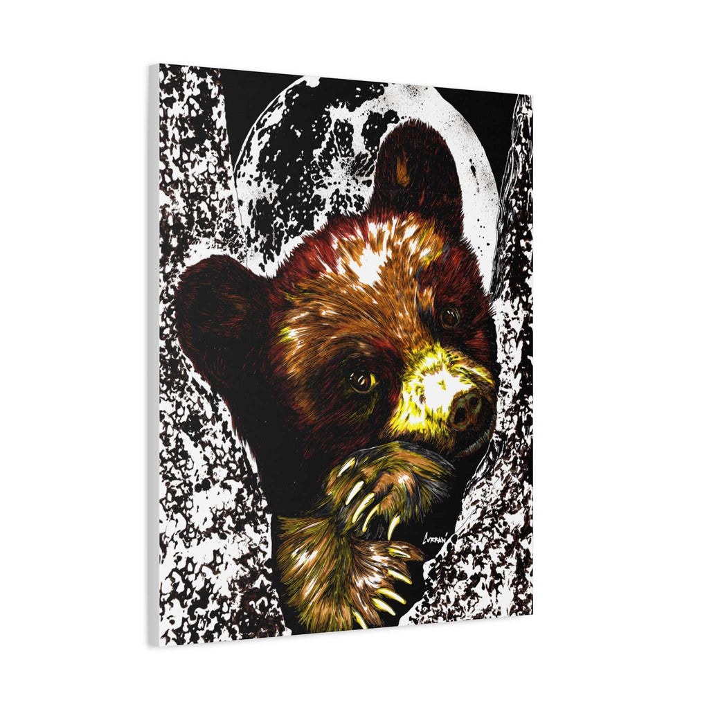 Brown Bear Cub Print of the Original, hand drawn wall art