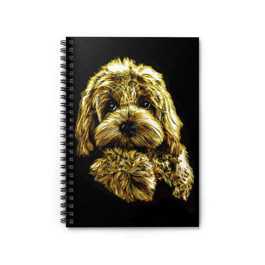 Goldendoodle Spiral Notebook - Ruled Line
