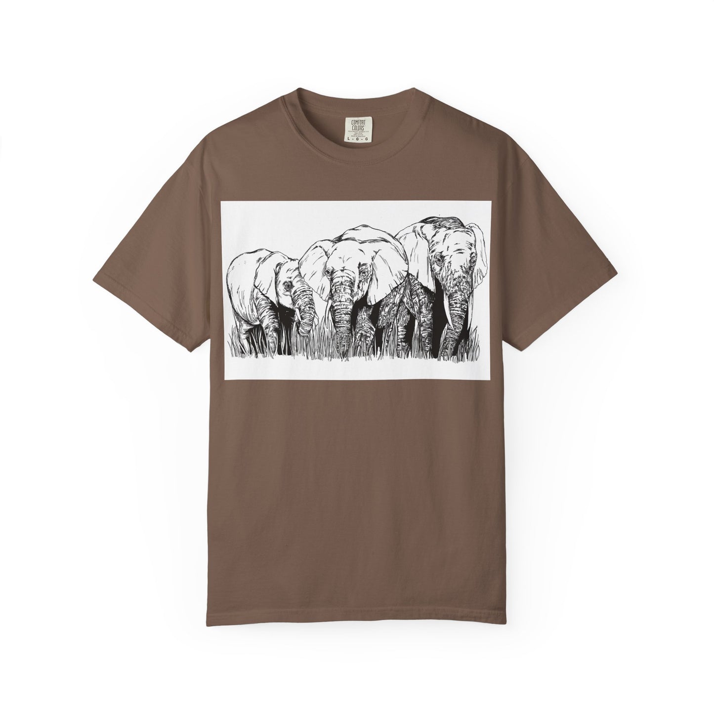 Eco-Friendly Elephant Graphic Unisex T-Shirt