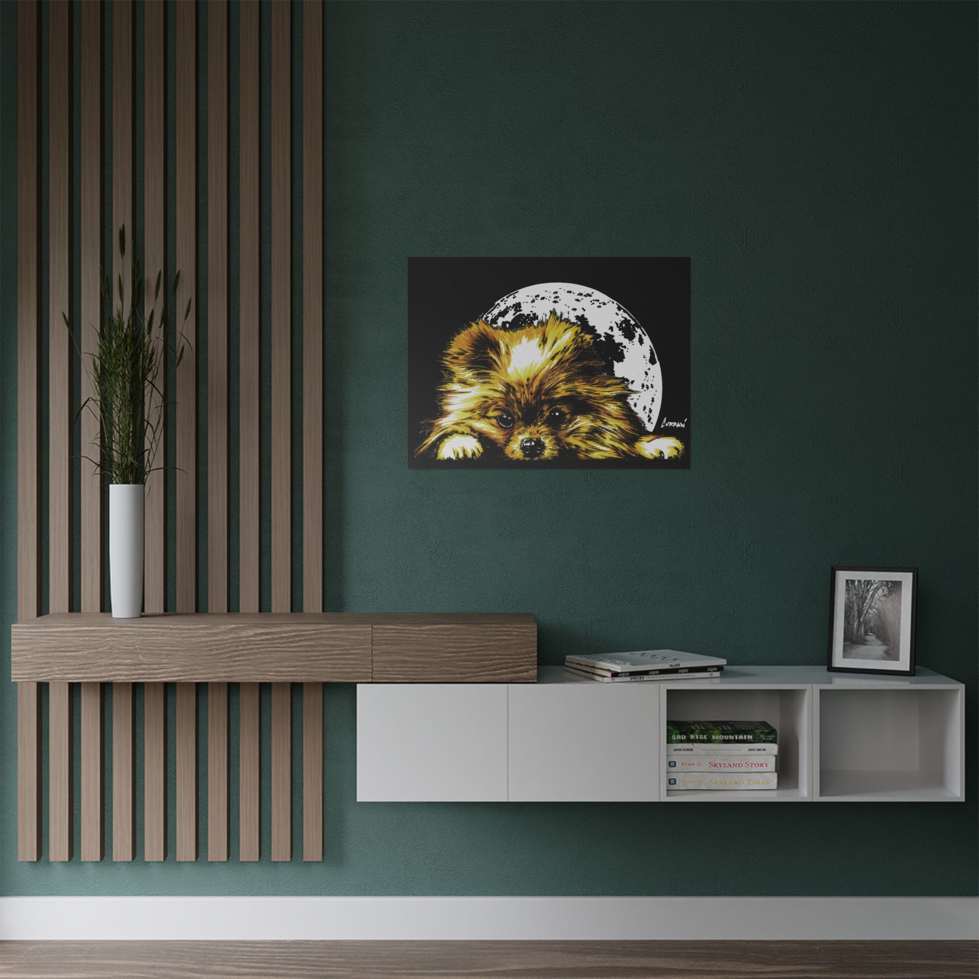 Beautiful Pomeranian Art Print - Satin Poster (300gsm)