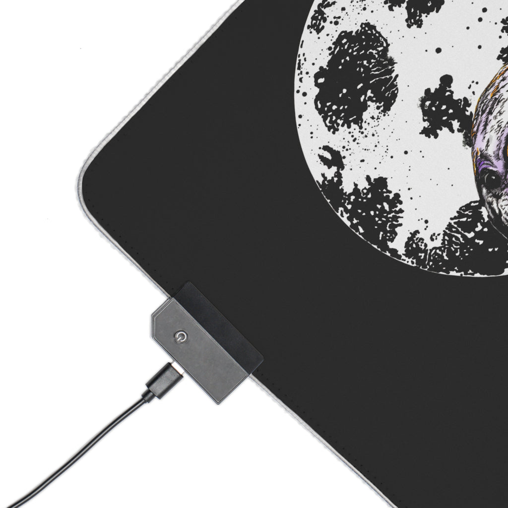 LED Elephant Gaming Mouse Pad - Stylish Setup for Gamers