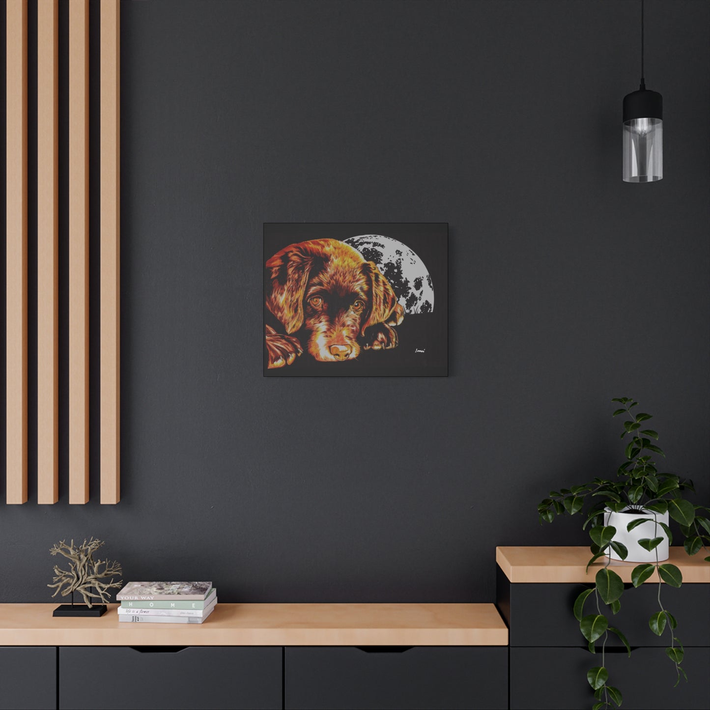 Chocolate Lab Puppy Wall Art Print of the Original